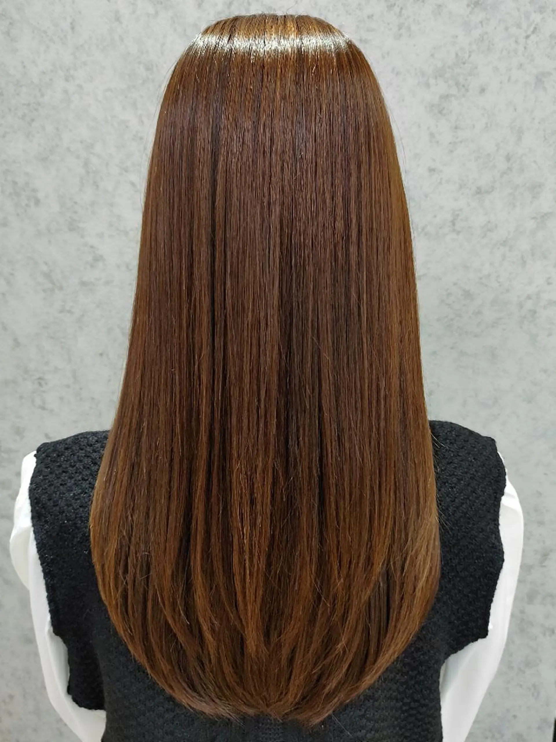 セミロング セミロングパーマ 髪質改善 韓国風ヘア 縮毛矯正 トリートメント noa tokyo ノアトウキョウ所属・銀座🍓個室🍓犬飼 英介😁のヘアスタイル