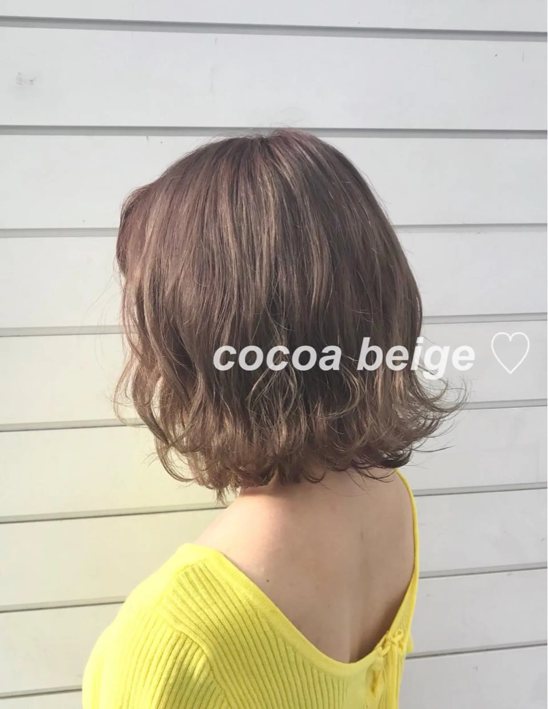 ミディアム カラー ベージュカラー ココアベージュ 池袋/透明感カラー 🎀Yuri🎀のヘアスタイル
