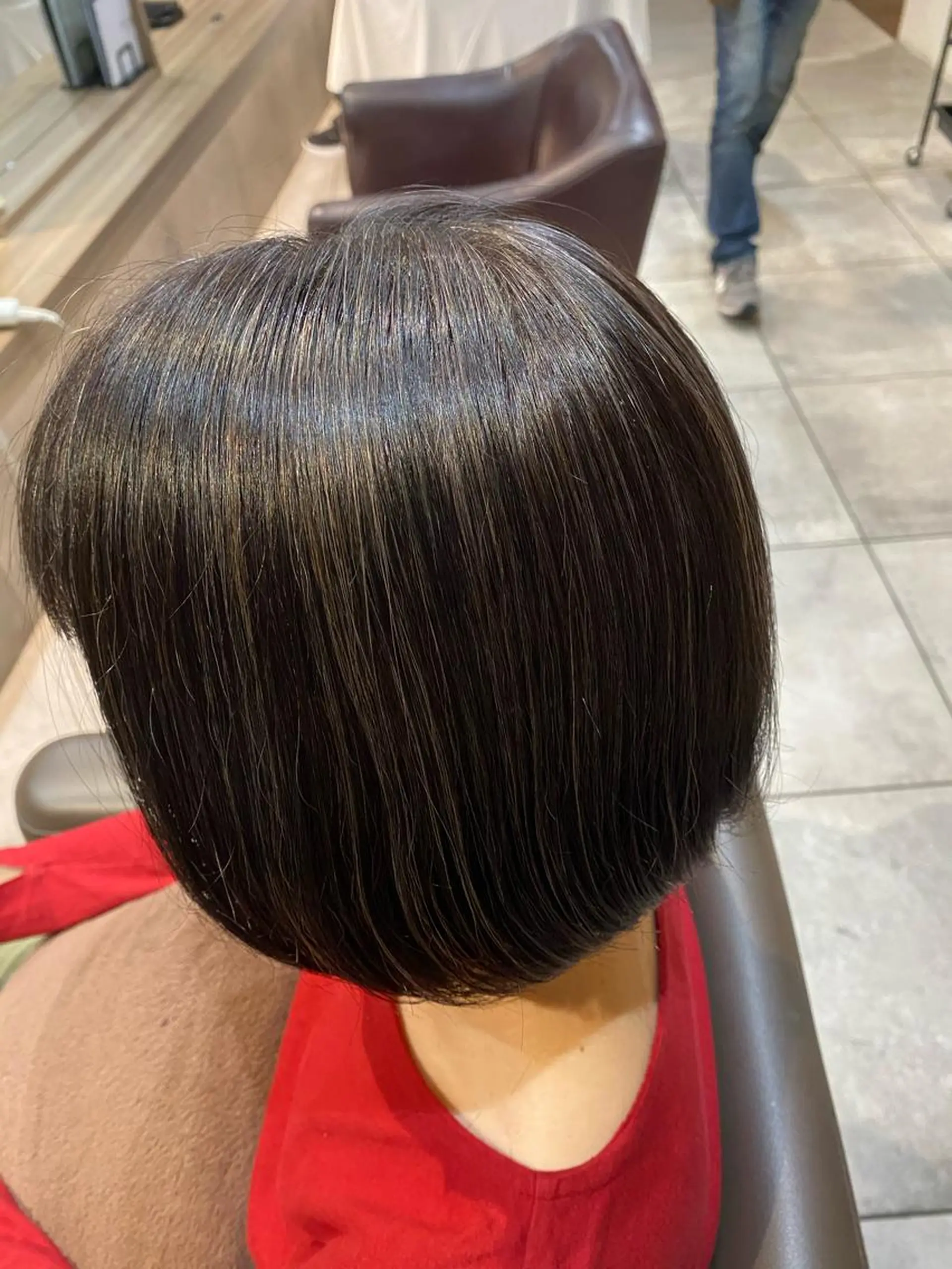ショート カラー ハイライトカラー ハイライト ヘアカラー 川越 輝梨奈のヘアスタイル