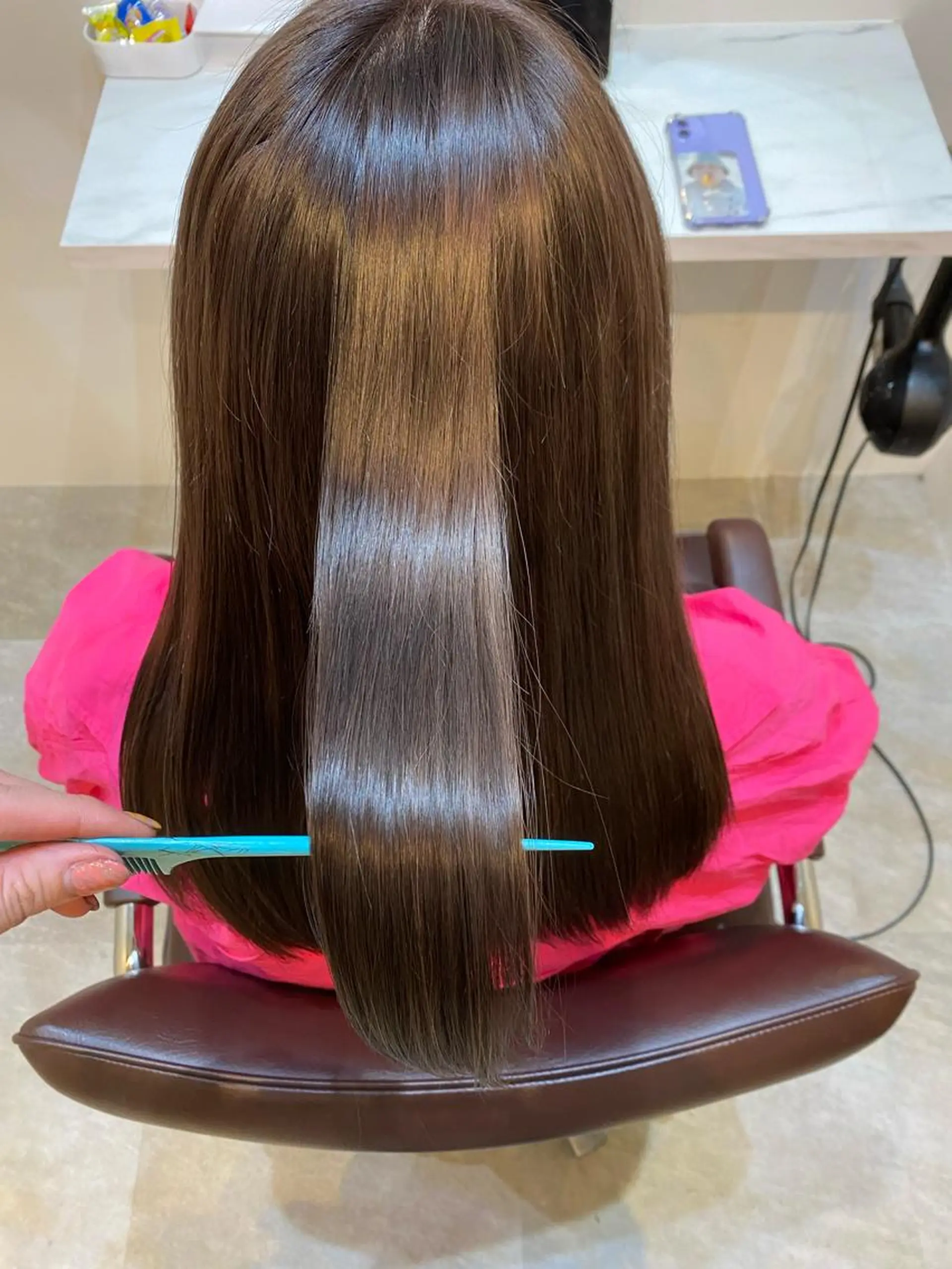 セミロング トリートメント 【髪質改善　艶髪】 布川　莉穂のヘアスタイル