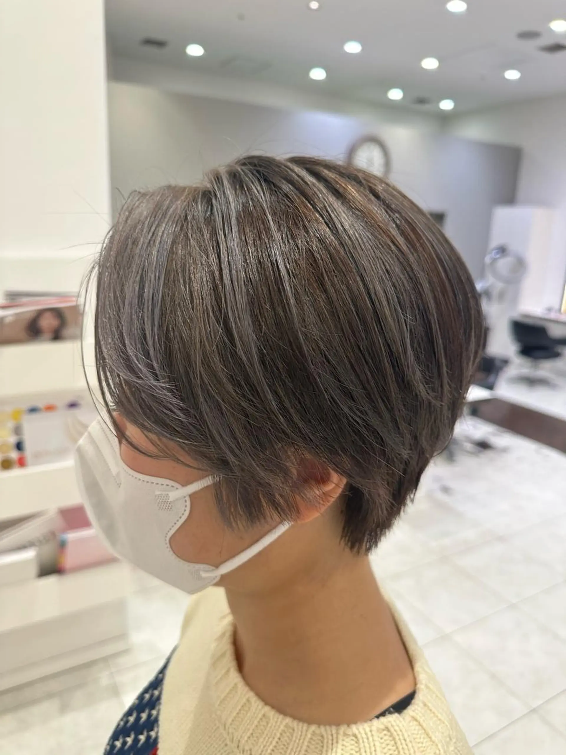 ショート カット ヘアカラー トリートメント GOAT_茅ヶ崎 キシ サクラのヘアスタイル