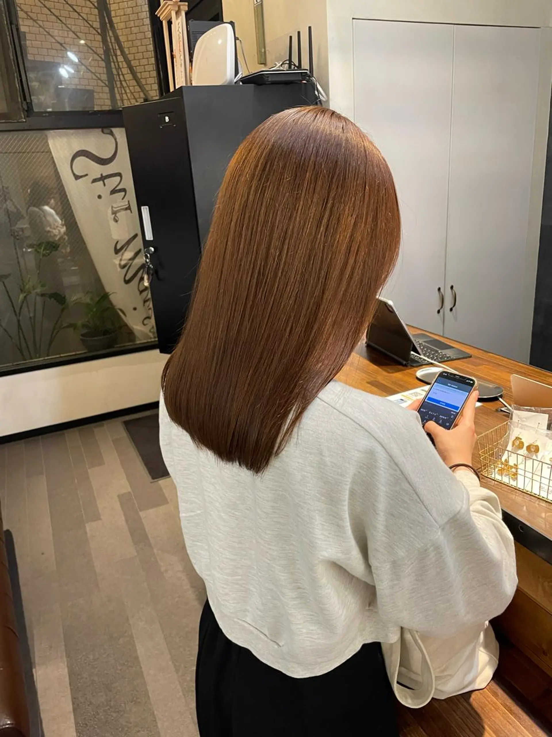 セミロング パーマ Stir maison[ステアメゾン]所属・layer cut /MIKUのヘアスタイル