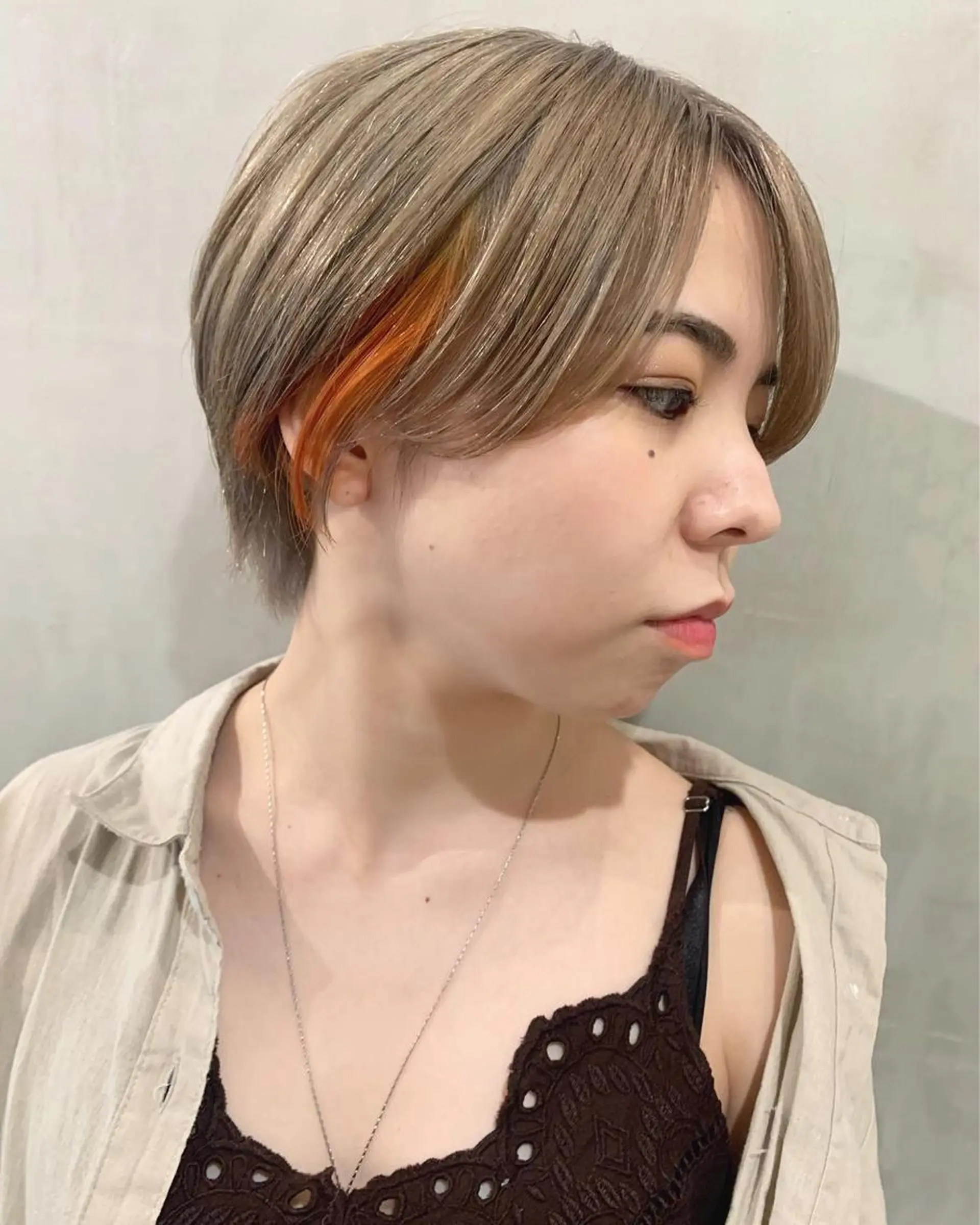 ショート カラー ヘアカラー トリートメント 優 作のヘアスタイル