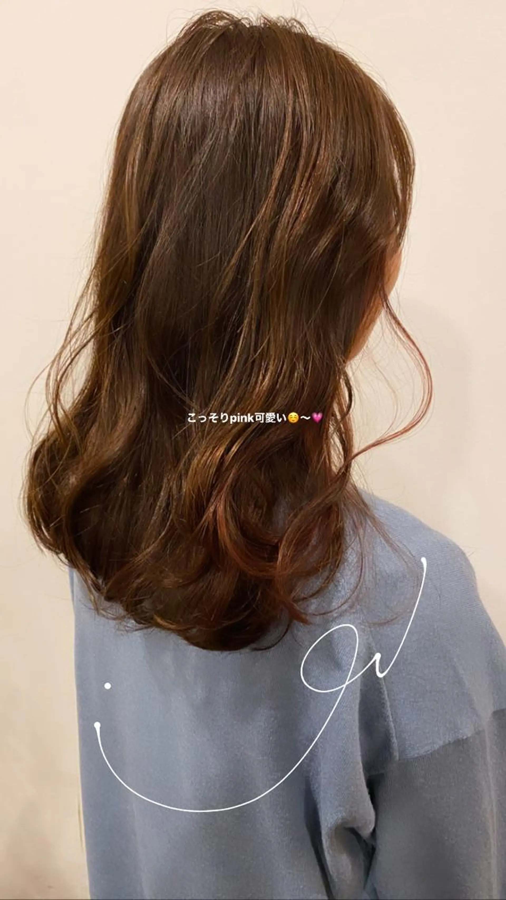 セミロング カラー GIRL所属・ダメージレスサロン✨ kayo🌱のヘアスタイル