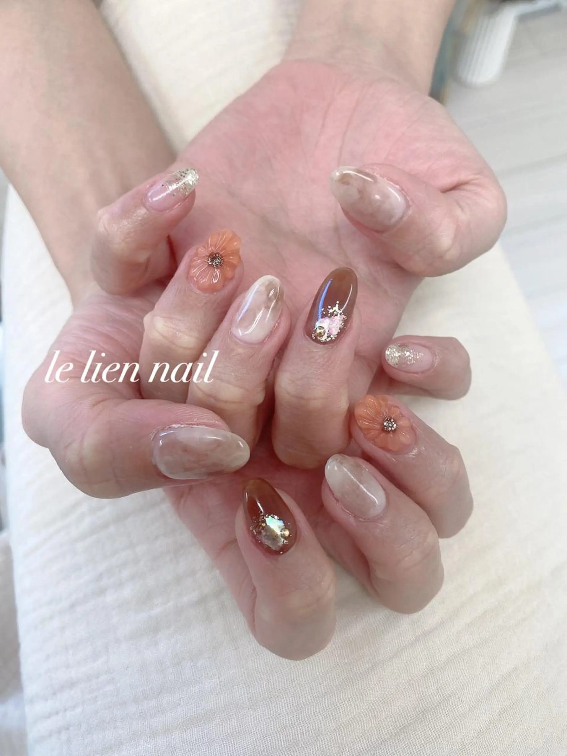 ネイル アートネイル ハンドネイル le lien nailのネイルデザイン