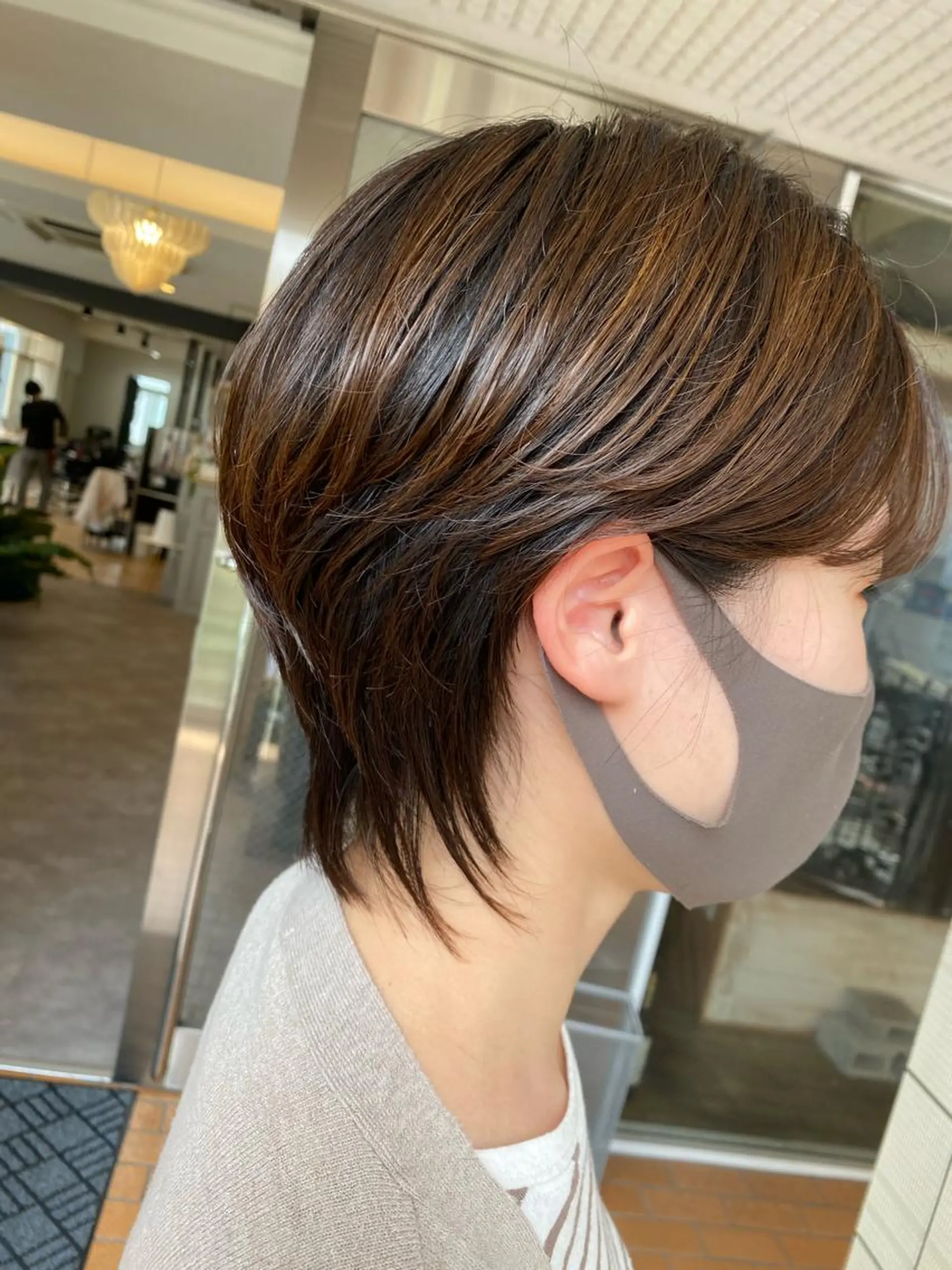 ショート ショートヘア ウルフカット ELLE&SALLY 石野のヘアスタイル