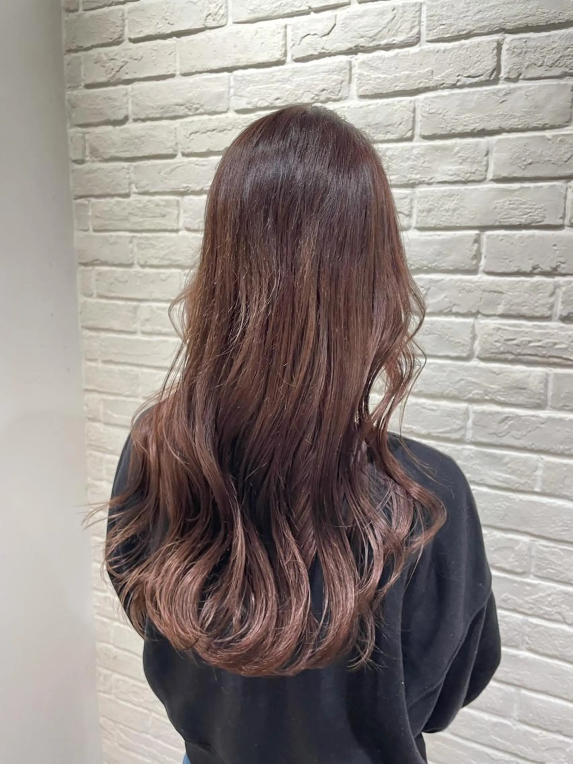 ロング カラー パーマ ヘアアレンジ メンズ キッズ ネイル マツエク・マツパ アイブロウ belta.🌱 安藝夏花🌻のヘアスタイル