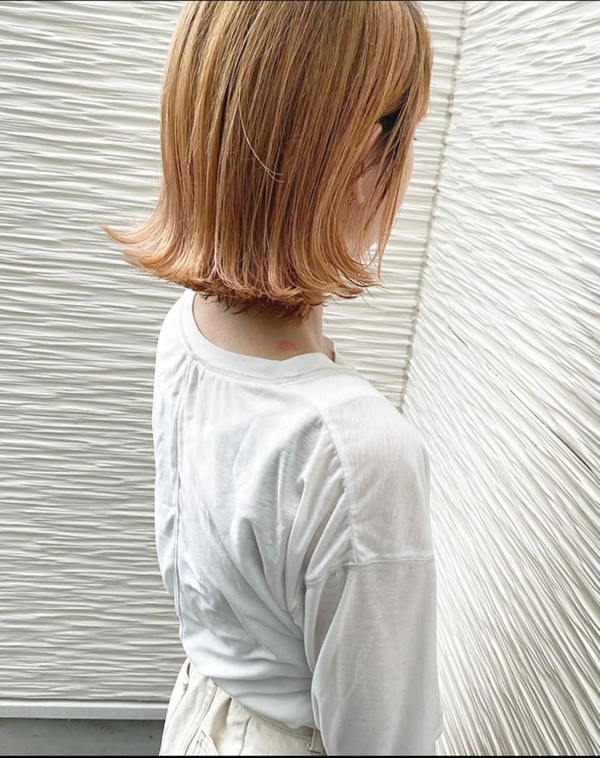 ミディアム カラー ベージュカラー ブリーチ ブロンド ブロンドベージュ 【浜松・豊橋】 ニシモトのヘアスタイル