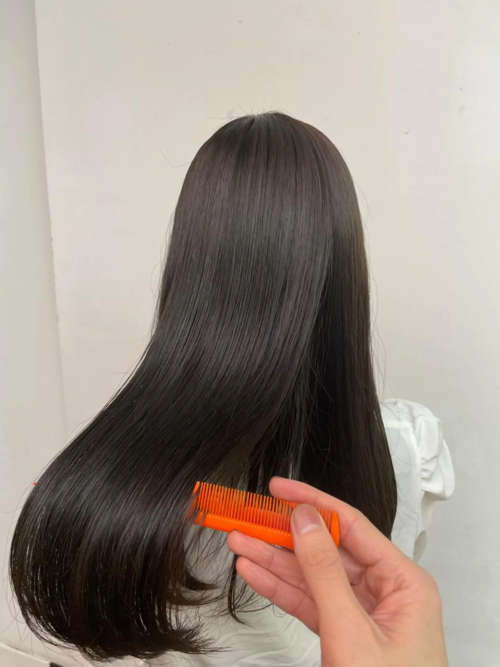 ロング カラー 透明感カラー オレンジ 髪質改善 トリートメント ヘアカラー トリートメント ⚡️学芸大学 川上拓真⚡️のヘアスタイル