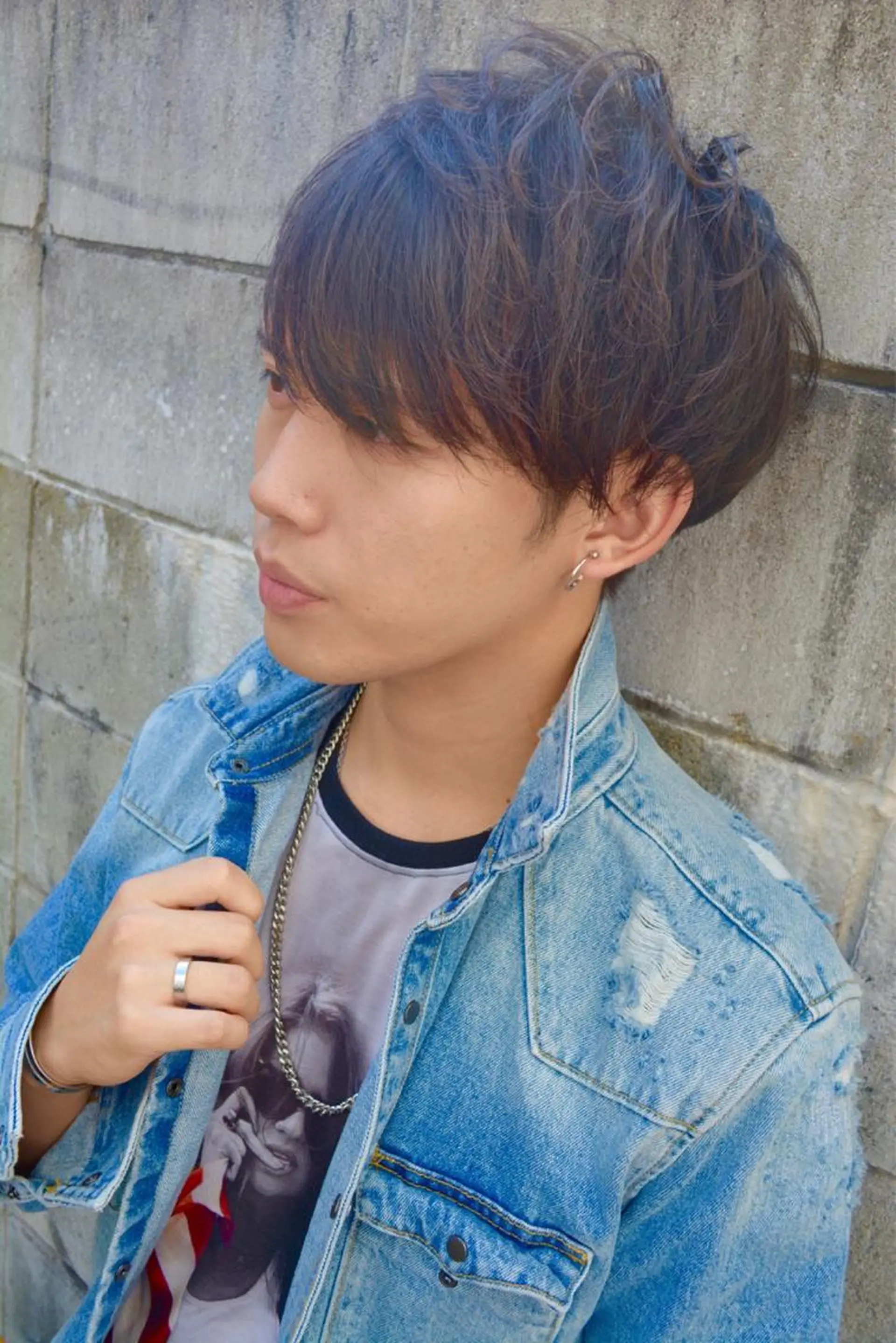 ミディアム ミディアムパーマ AUTHENTIC private mens hair salon所属・完全個室マンツーマン メンズサロン草野貴樹のヘアスタイル