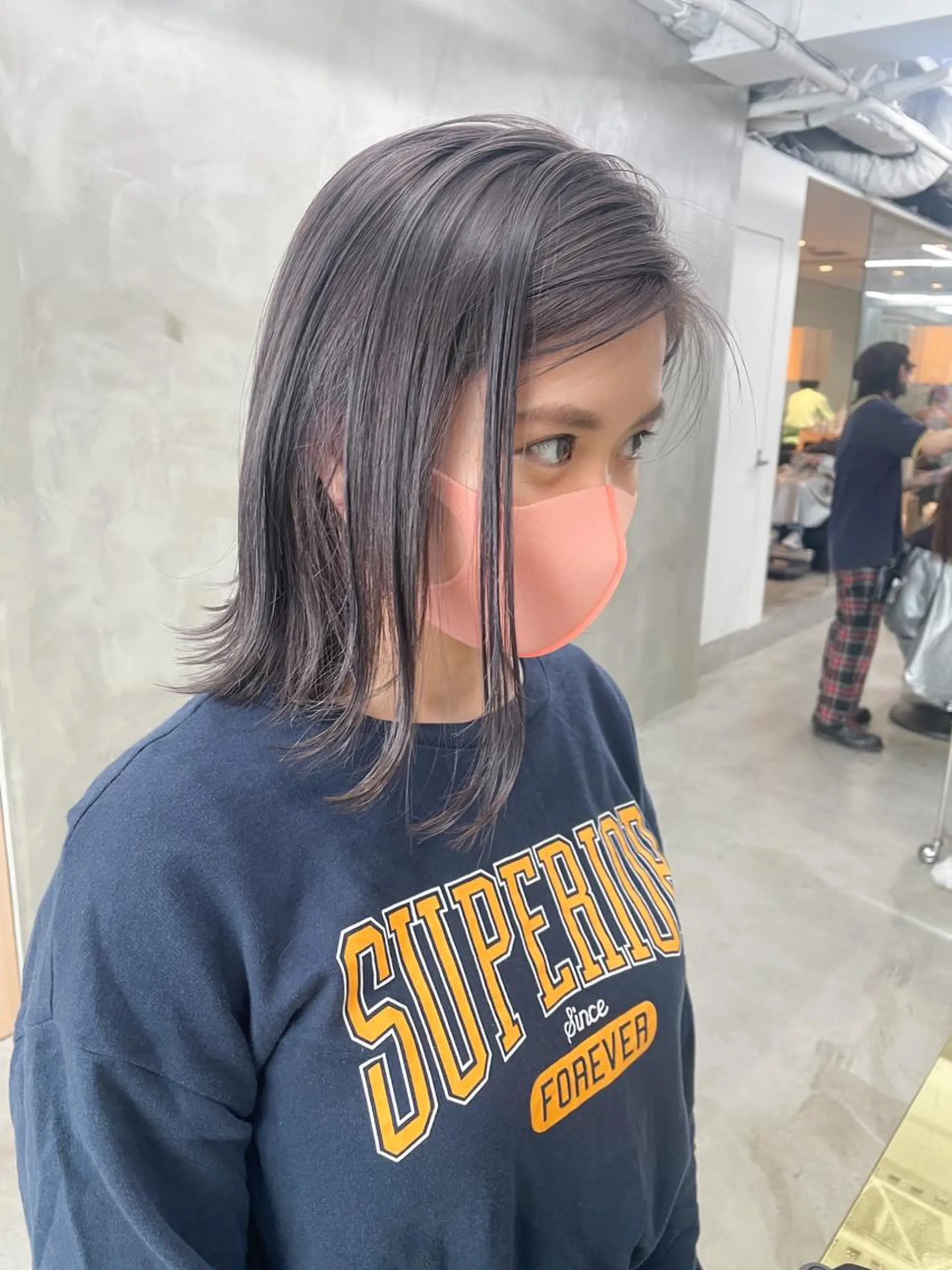 ミディアム カラー yurika☁️ 似合わせ｜レイヤーのヘアスタイル