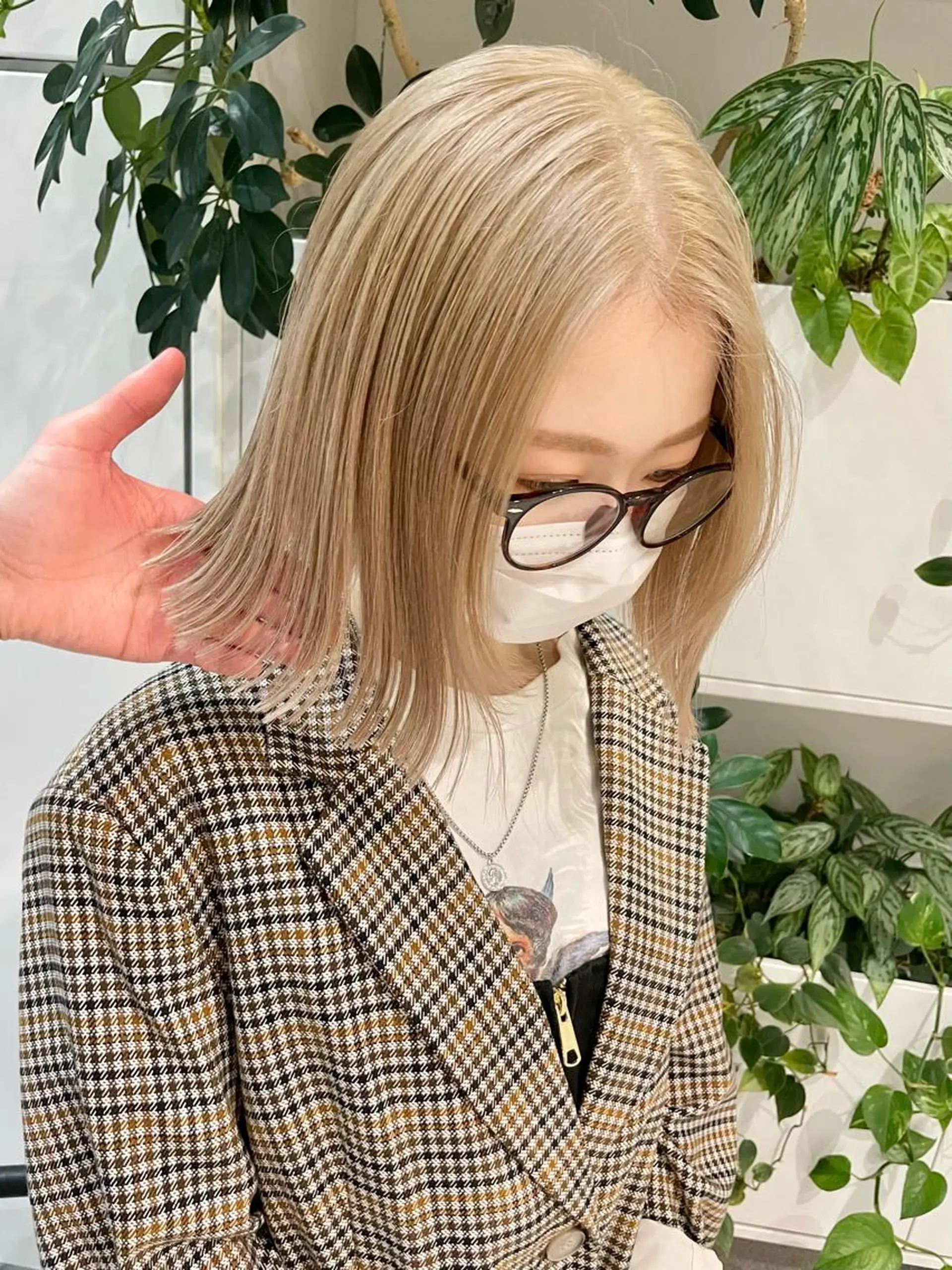 ショート ヘアカラー トリートメント 完全個室サロン💐 代表取締役💐梶谷のヘアスタイル