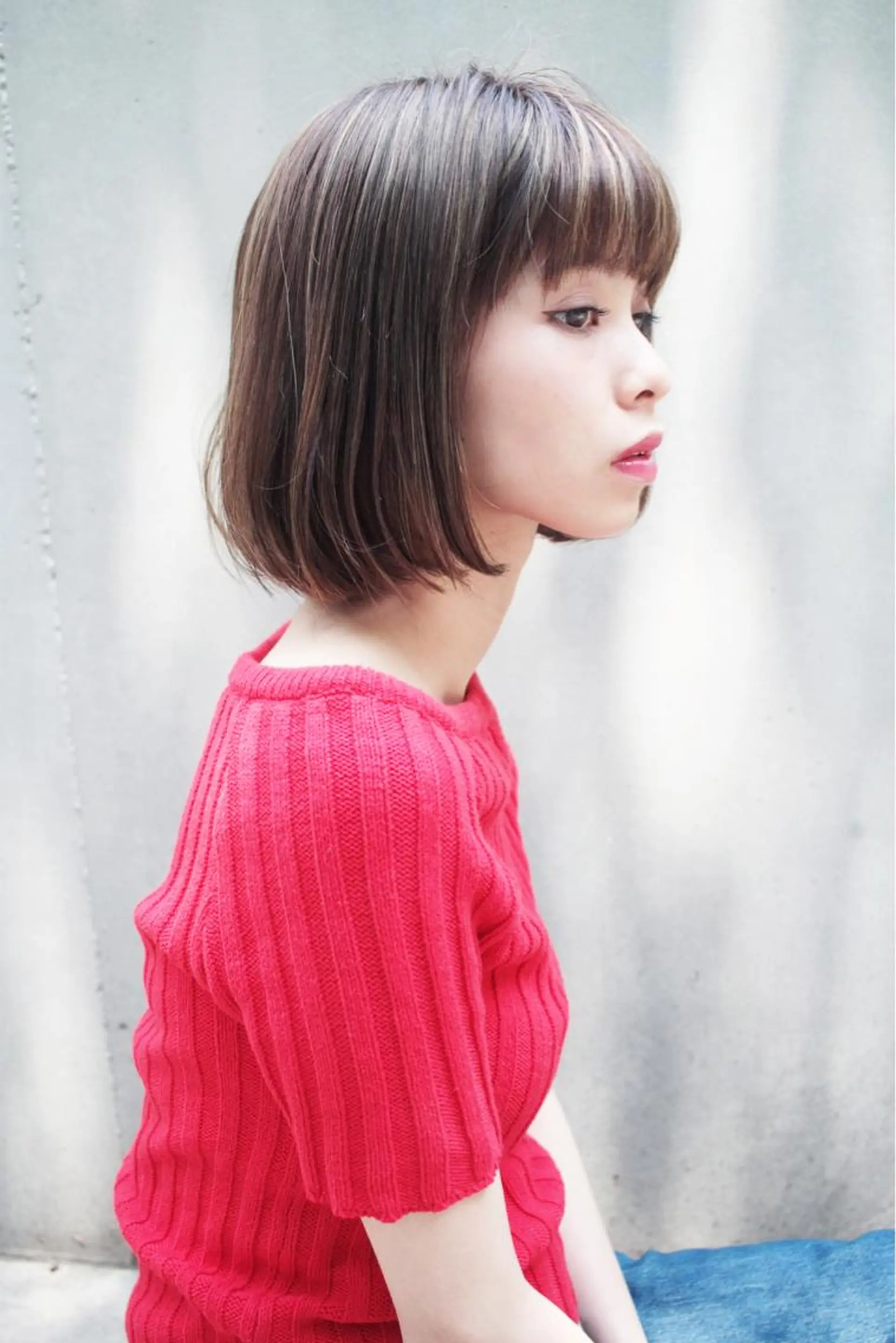 ショート ハイライト エクステ（レミー毛） NINEのヘアスタイル