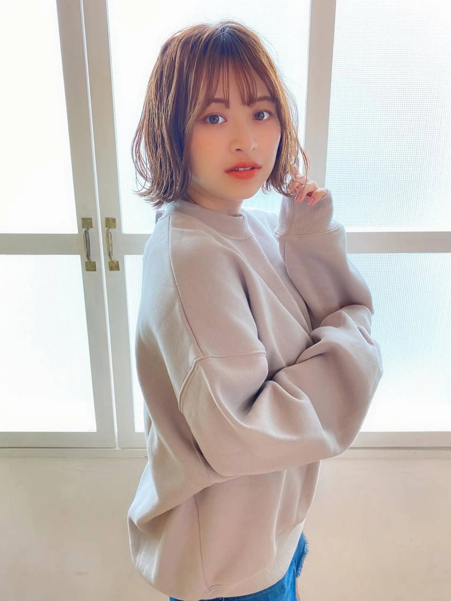 ショート カラー カット ヘアカラー トリートメント HARUKI MINATO japan所属・🧡ショートの達人 🧡SHOのヘアスタイル