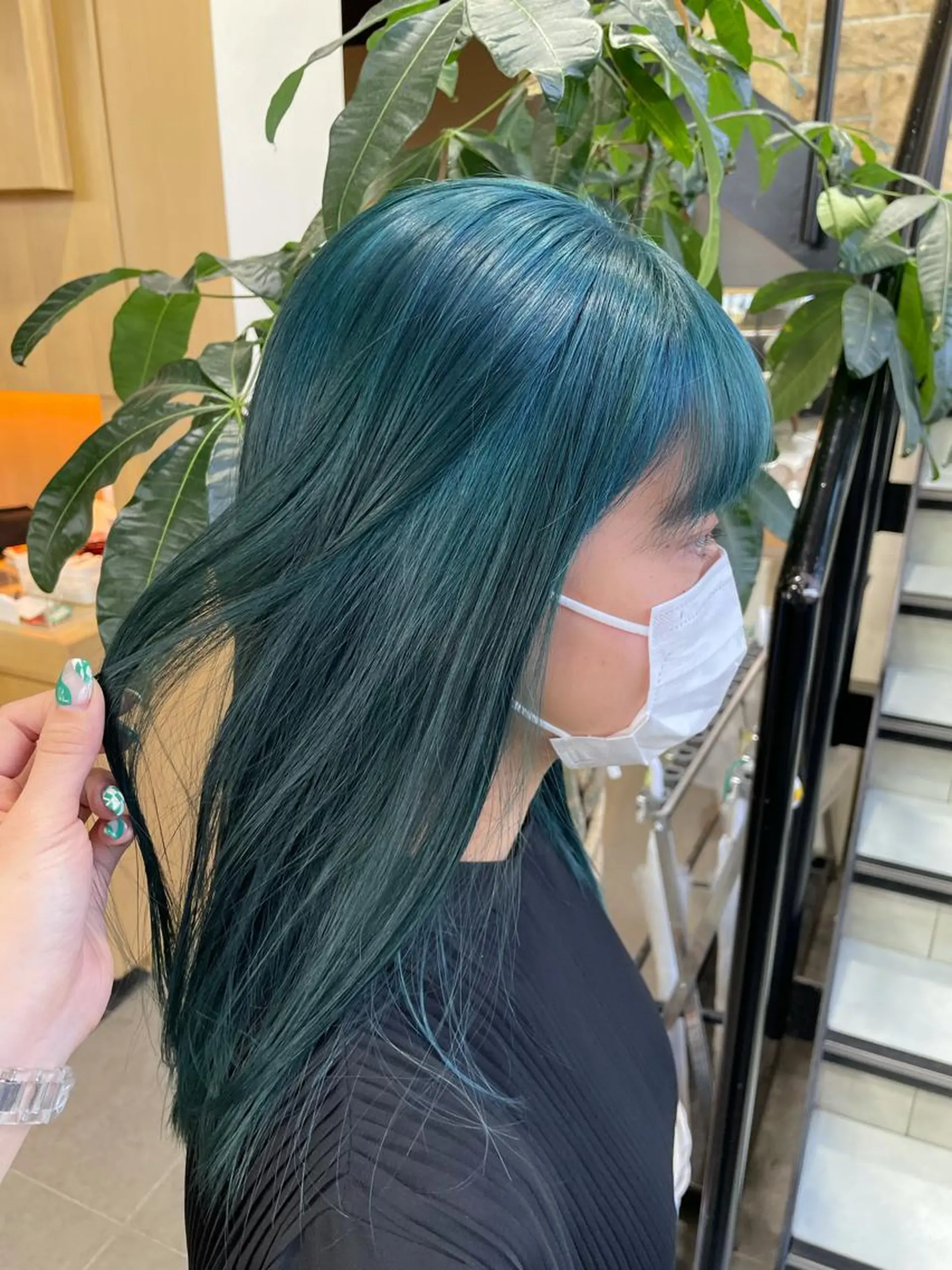 ミディアム ヘアカラー 韓国ハイトーン🦋 hikariのヘアスタイル