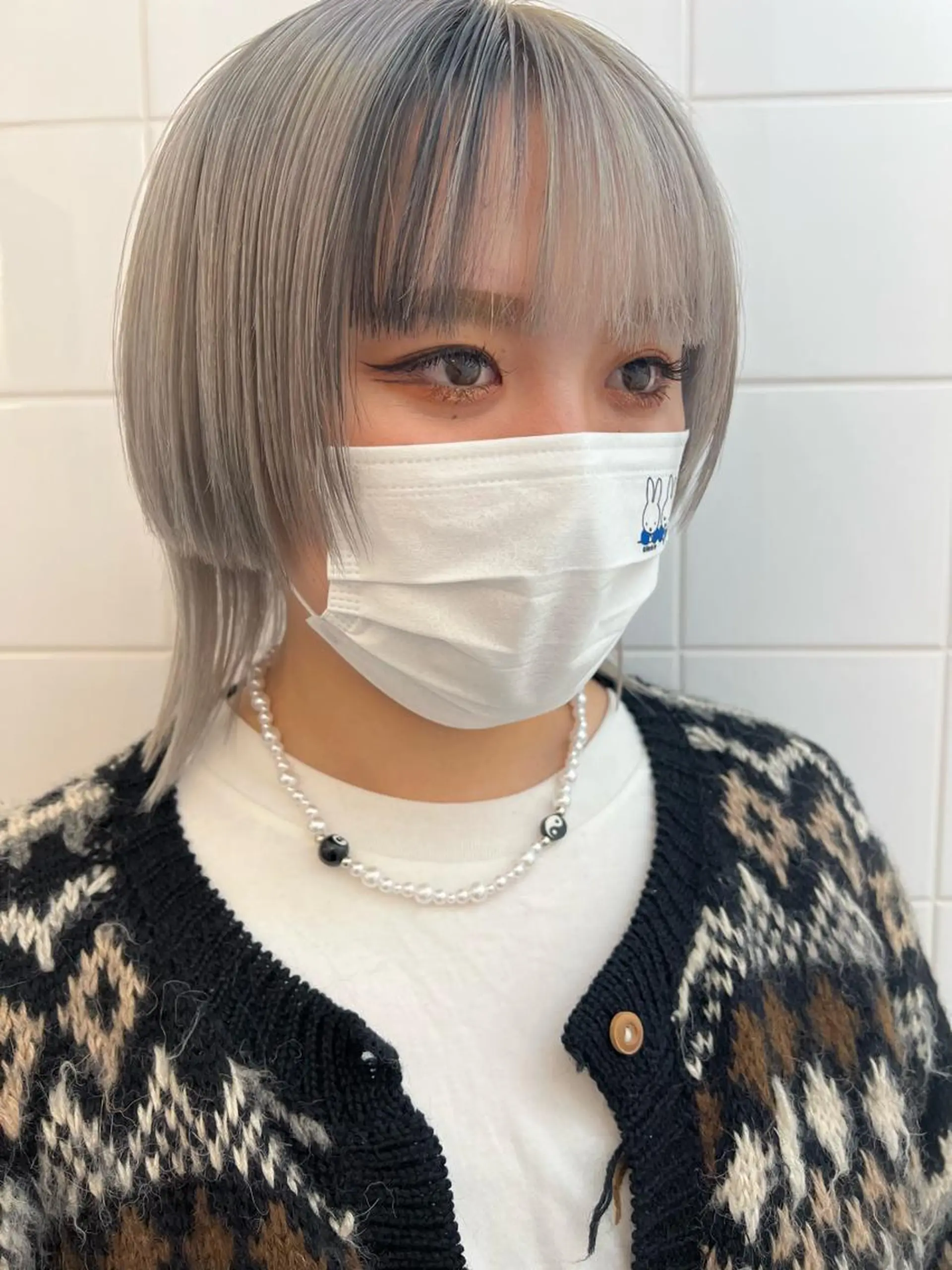 ショート カラー ヘアアレンジ 🧨ブリーチー×ボブ レイヤー💎じゅえるのヘアスタイル