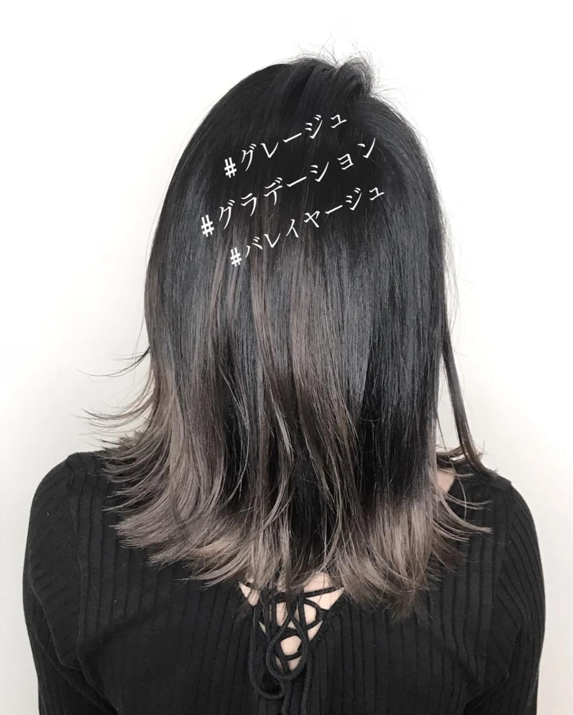 ミディアム カラー AILEE所属・ウルフカット レイヤーカット上柿のヘアスタイル