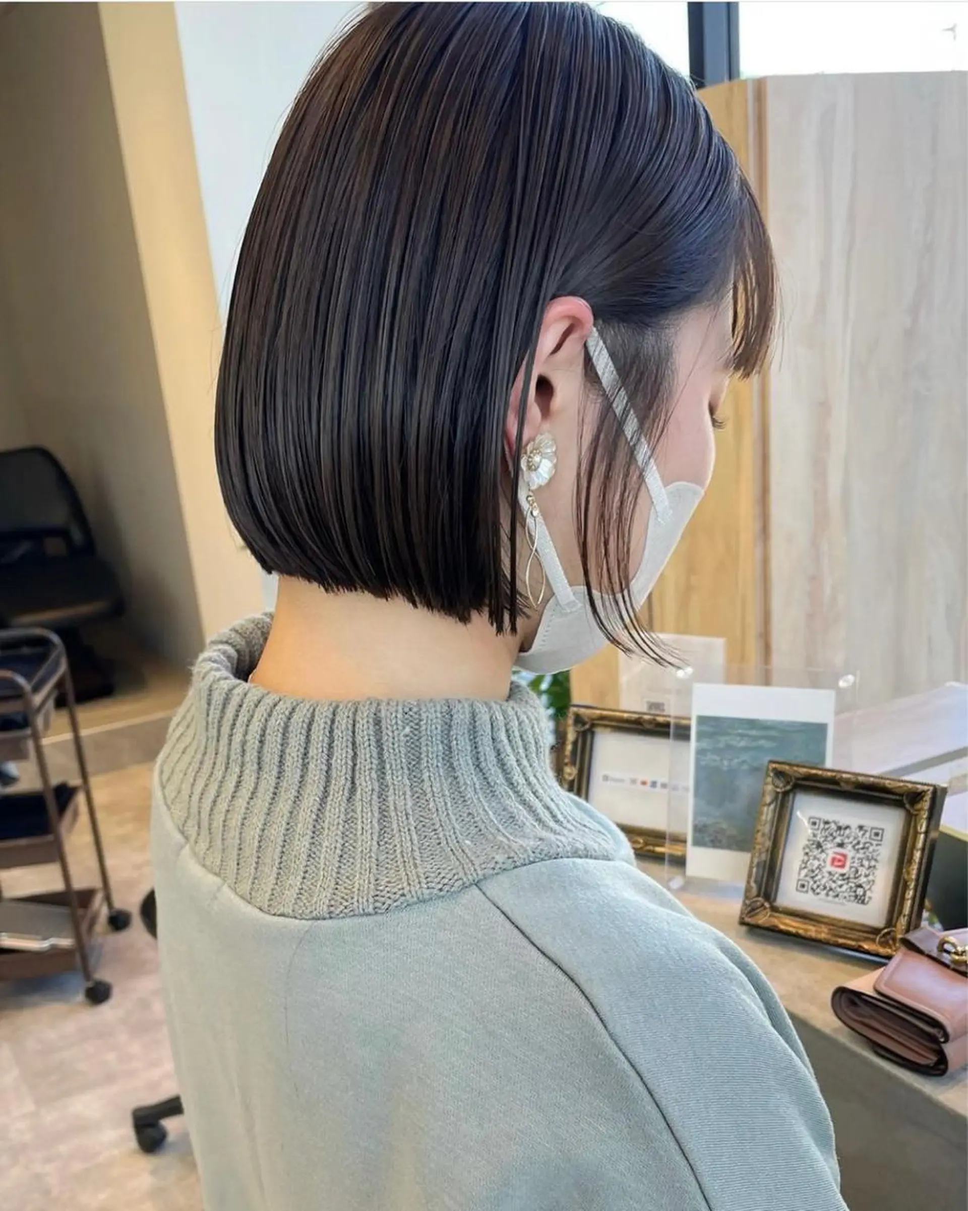 ショート 縮毛矯正×韓国ヘア 🇰🇷小笠原のヘアスタイル