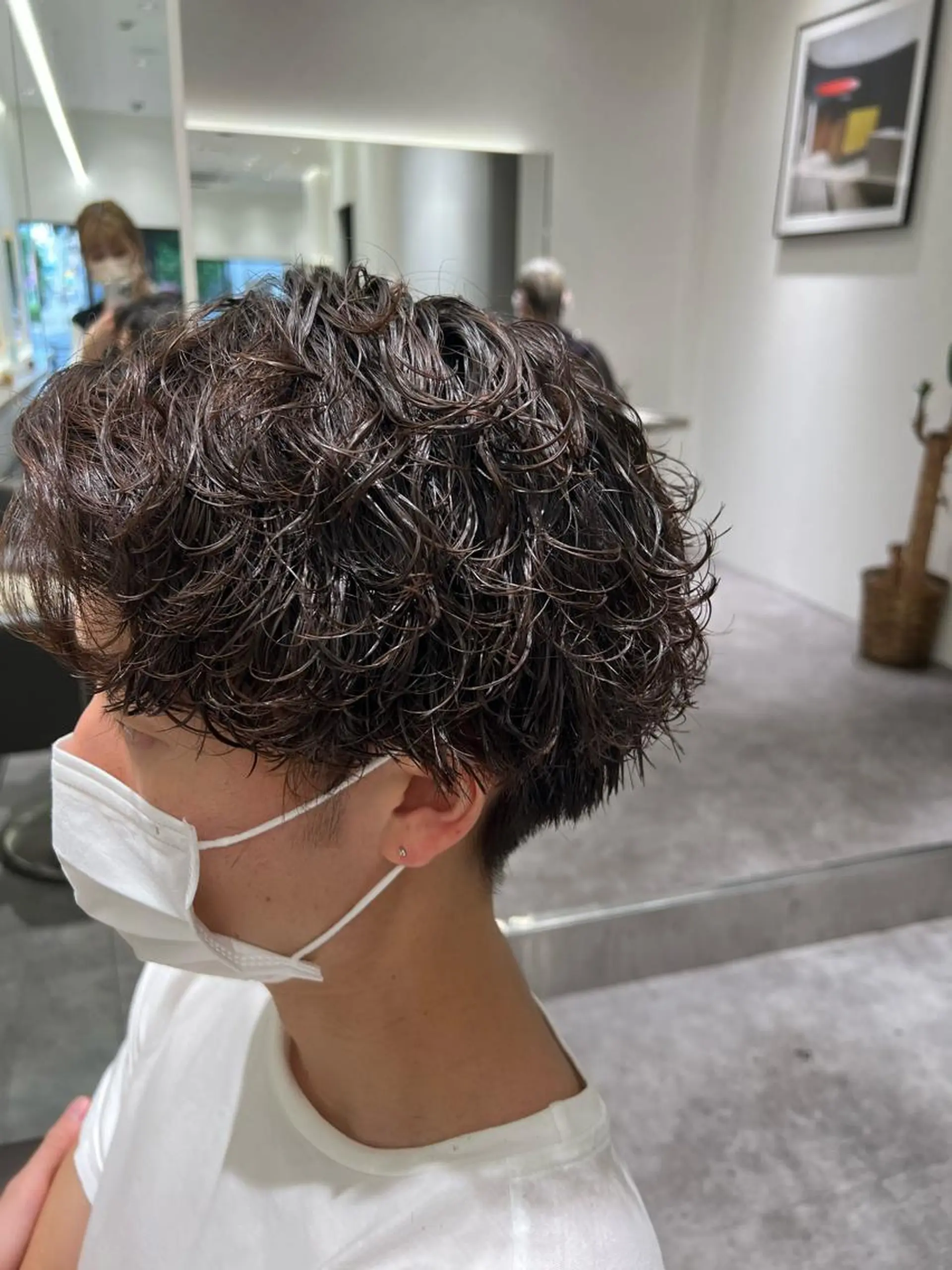 パーマ カット パーマ 宮下 志織のヘアスタイル