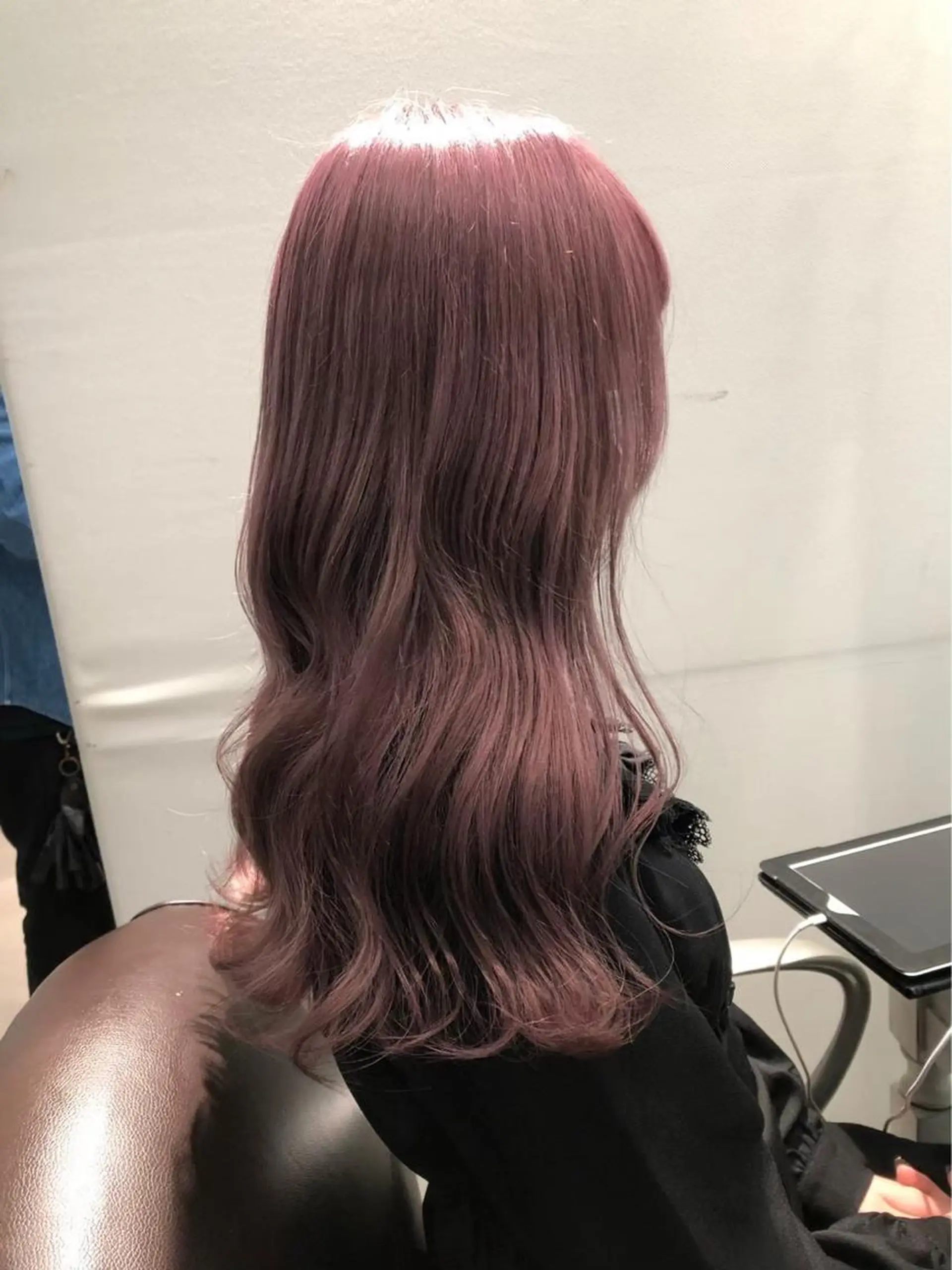 ロング カラー メンズモテパーマ💙 fuwaのヘアスタイル