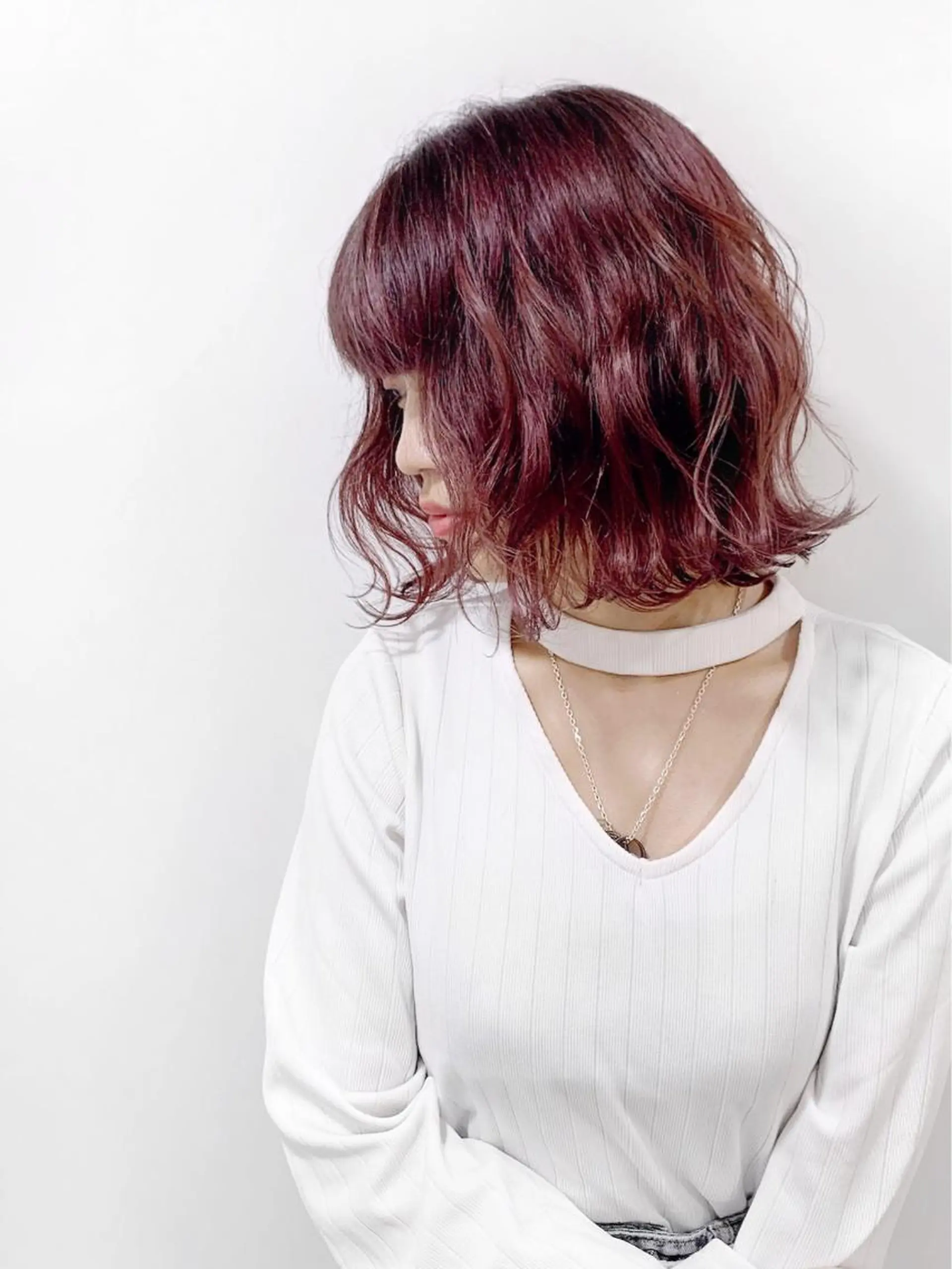 ショート カラー ブリーチ イルミナカラー ピンクカラー 高尾亮輔/ AVANCE難波店のヘアスタイル