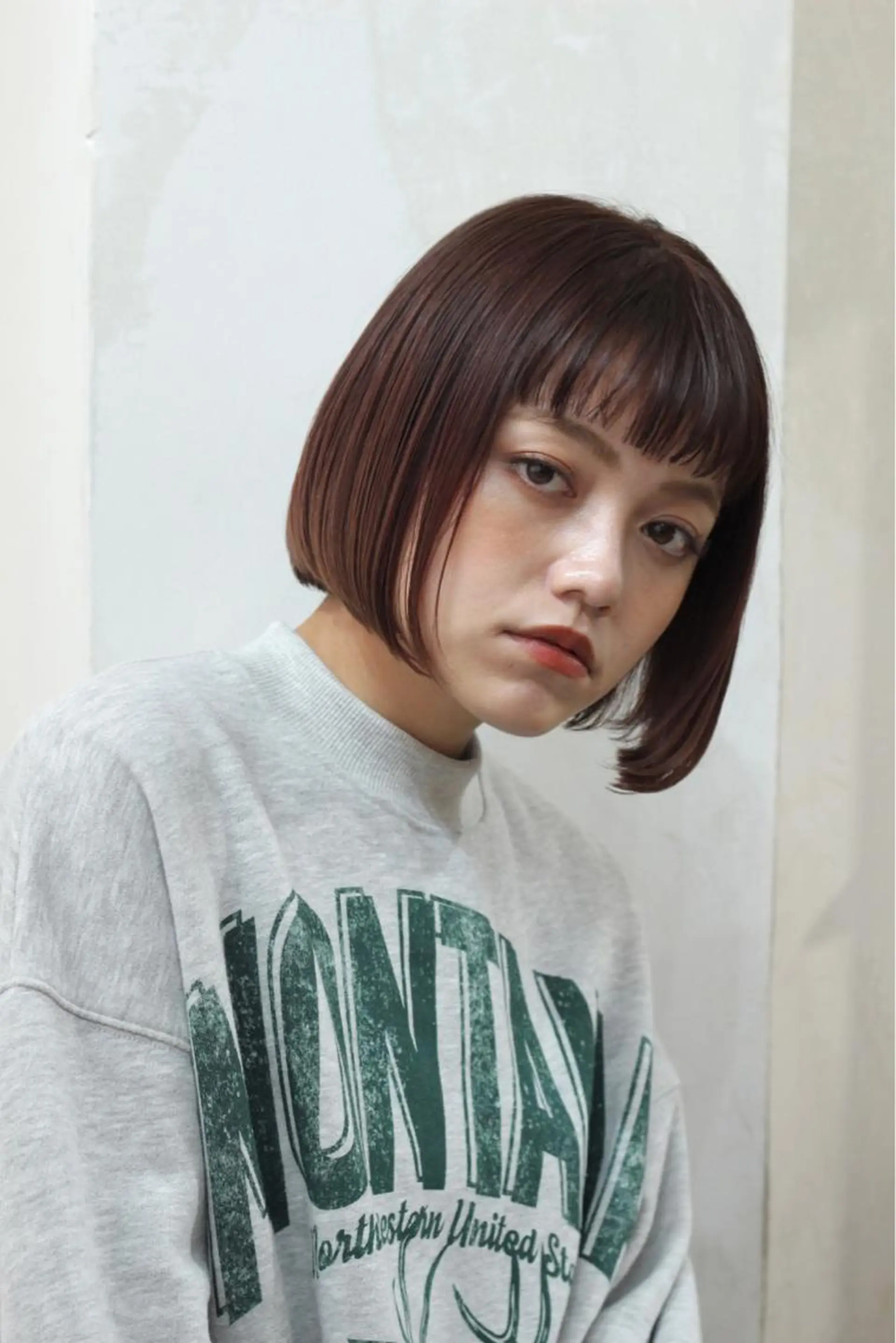 ショート ボブ カット トリートメント KANA/ボブ/ インナーカラー/艶髪のヘアスタイル