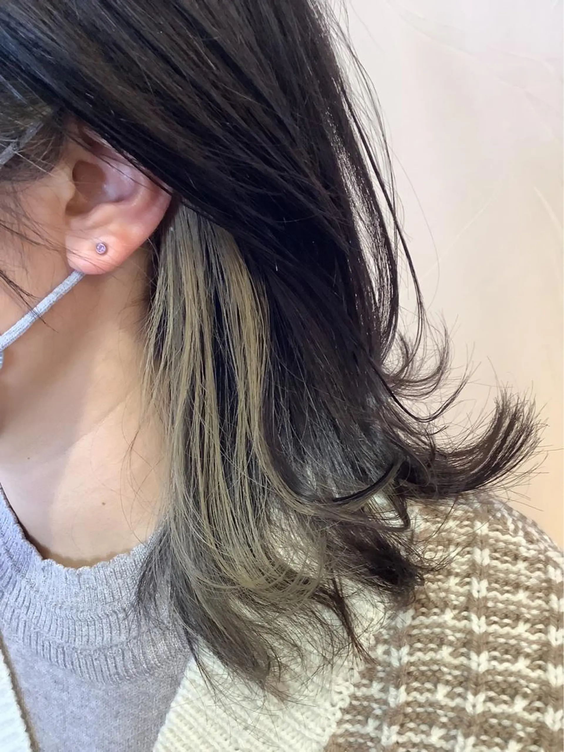 カラー インナーカラー 稲田 全将のヘアスタイル
