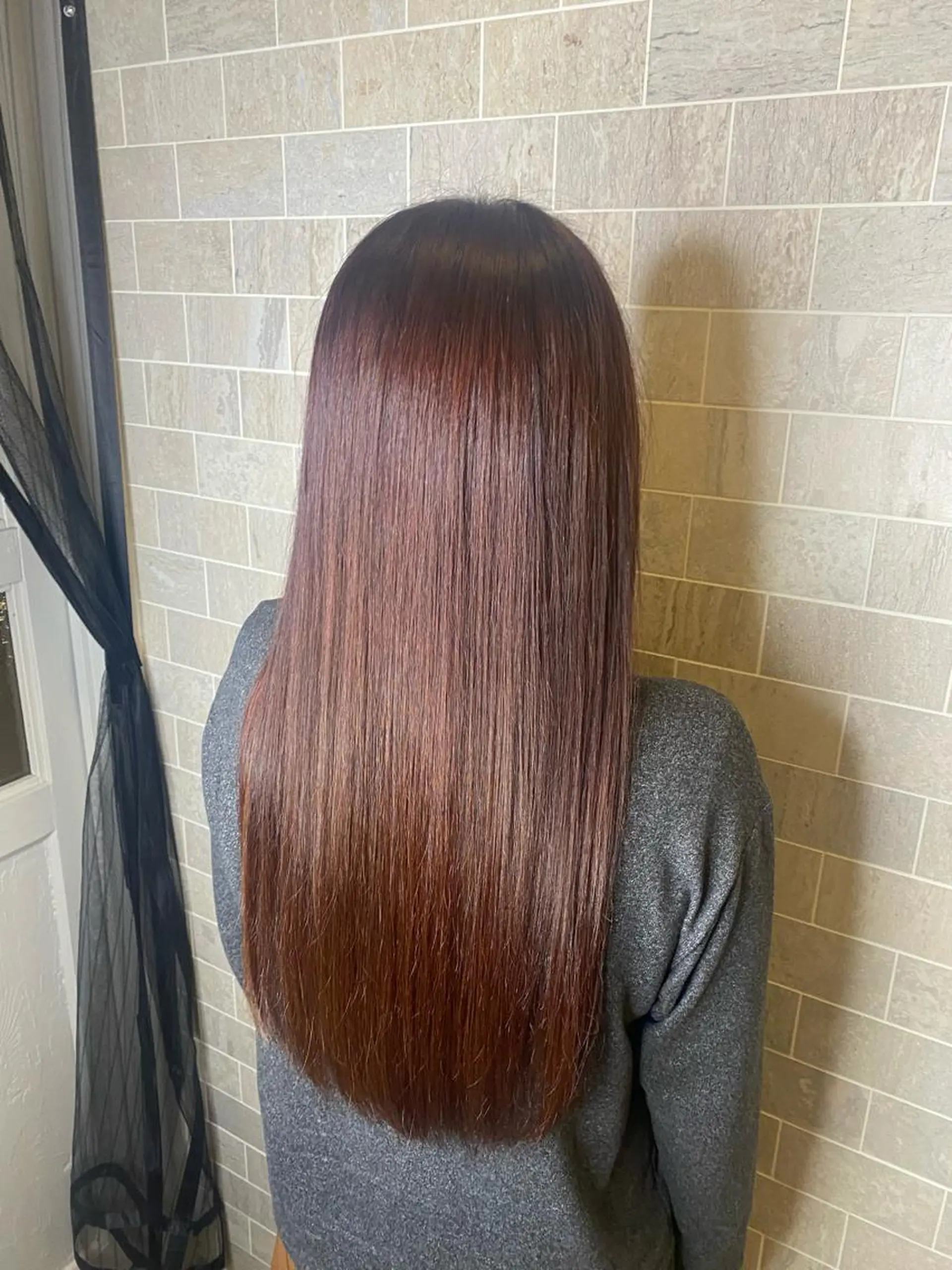 ロング ボブ ハイライト 髪質改善 韓国風ヘア レイヤーカット トリートメント 小嶋 秀明/ 本物の髪質改善⭐️のヘアスタイル