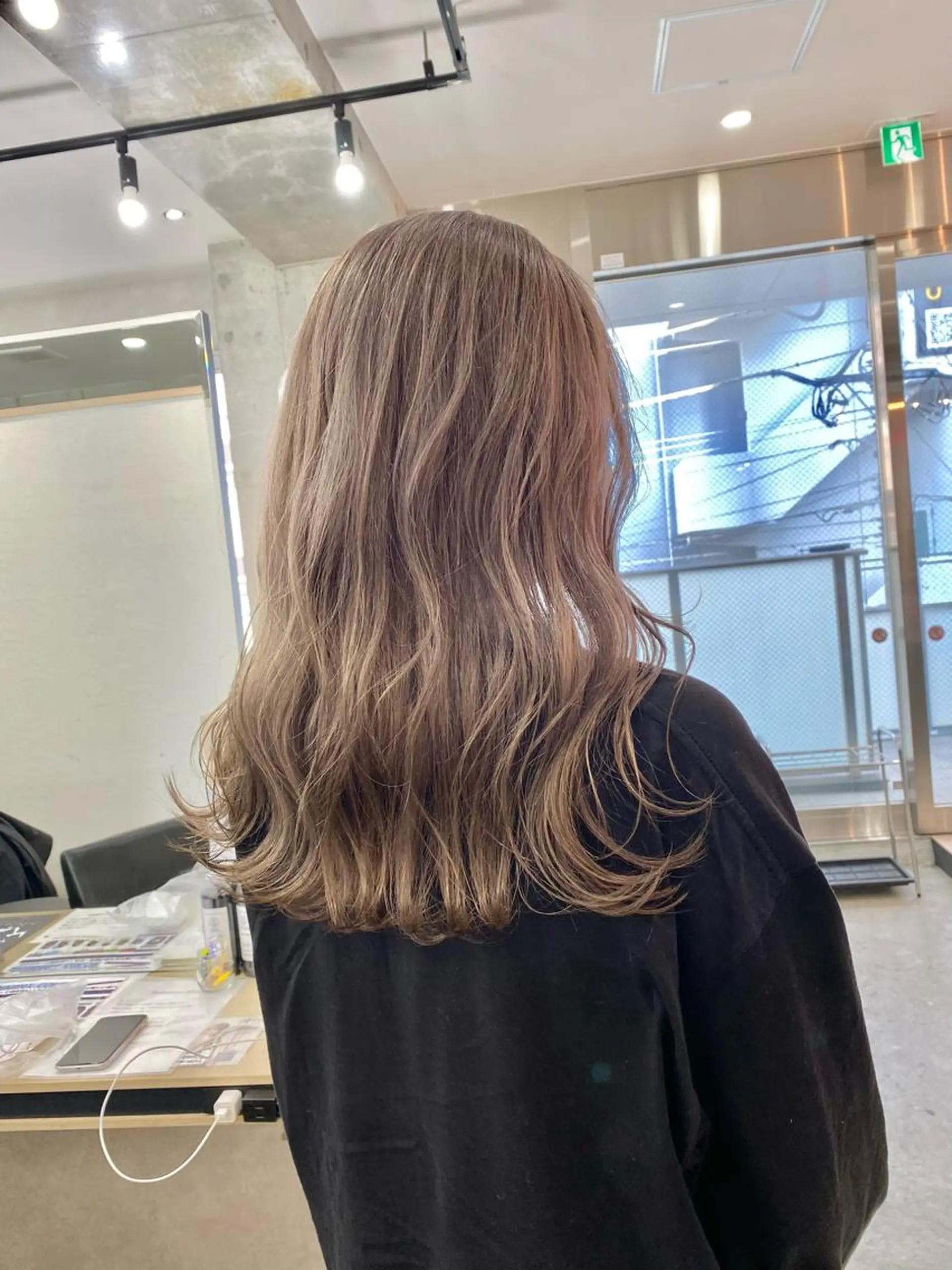 セミロング カラー ヘアアレンジ カット ヘアカラー トリートメント ♡韓国風ヘア 🐈♡MIHOのヘアスタイル