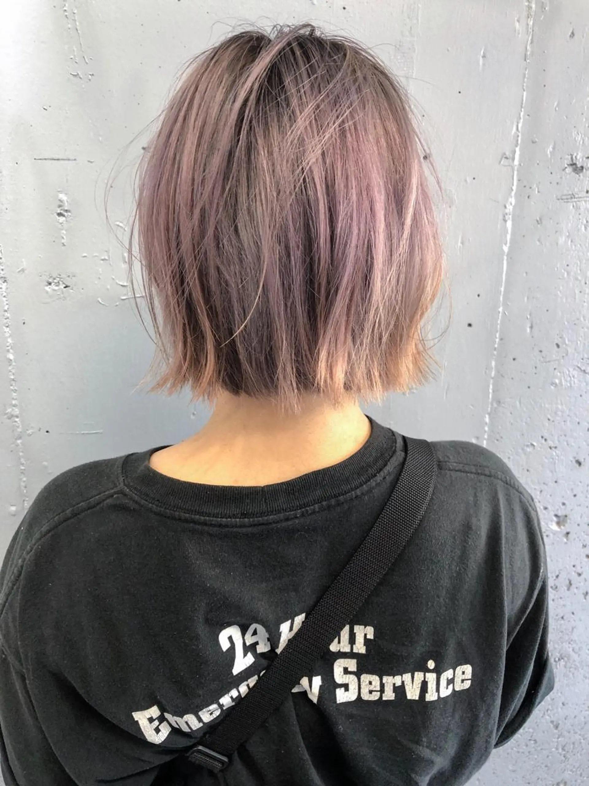 ショート ヘアカラー nessヤマサキ リュウタのヘアスタイル