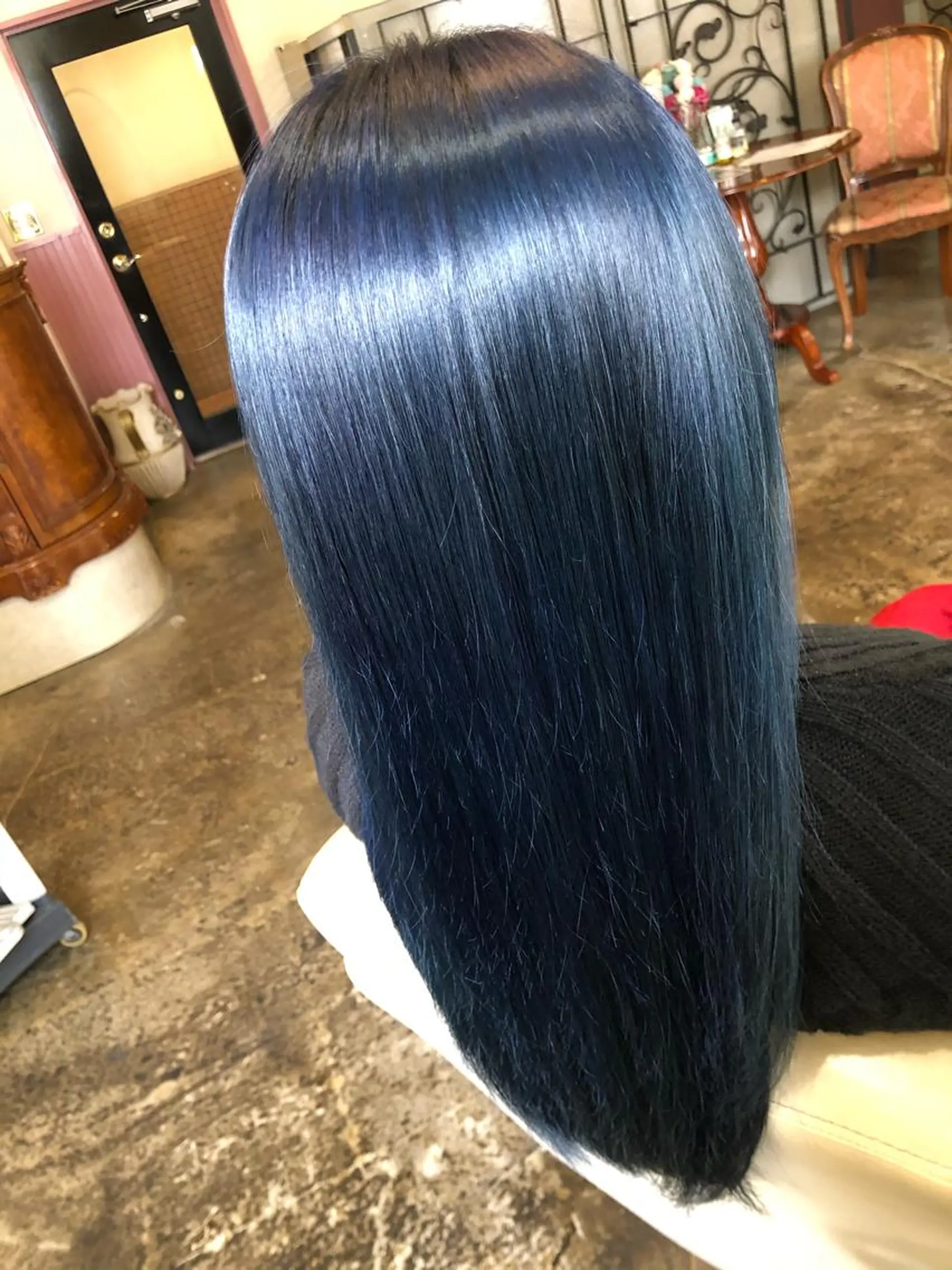 ロング カラー パーマ ヘアアレンジ メンズ 表参道Lise おおいしおりのヘアスタイル