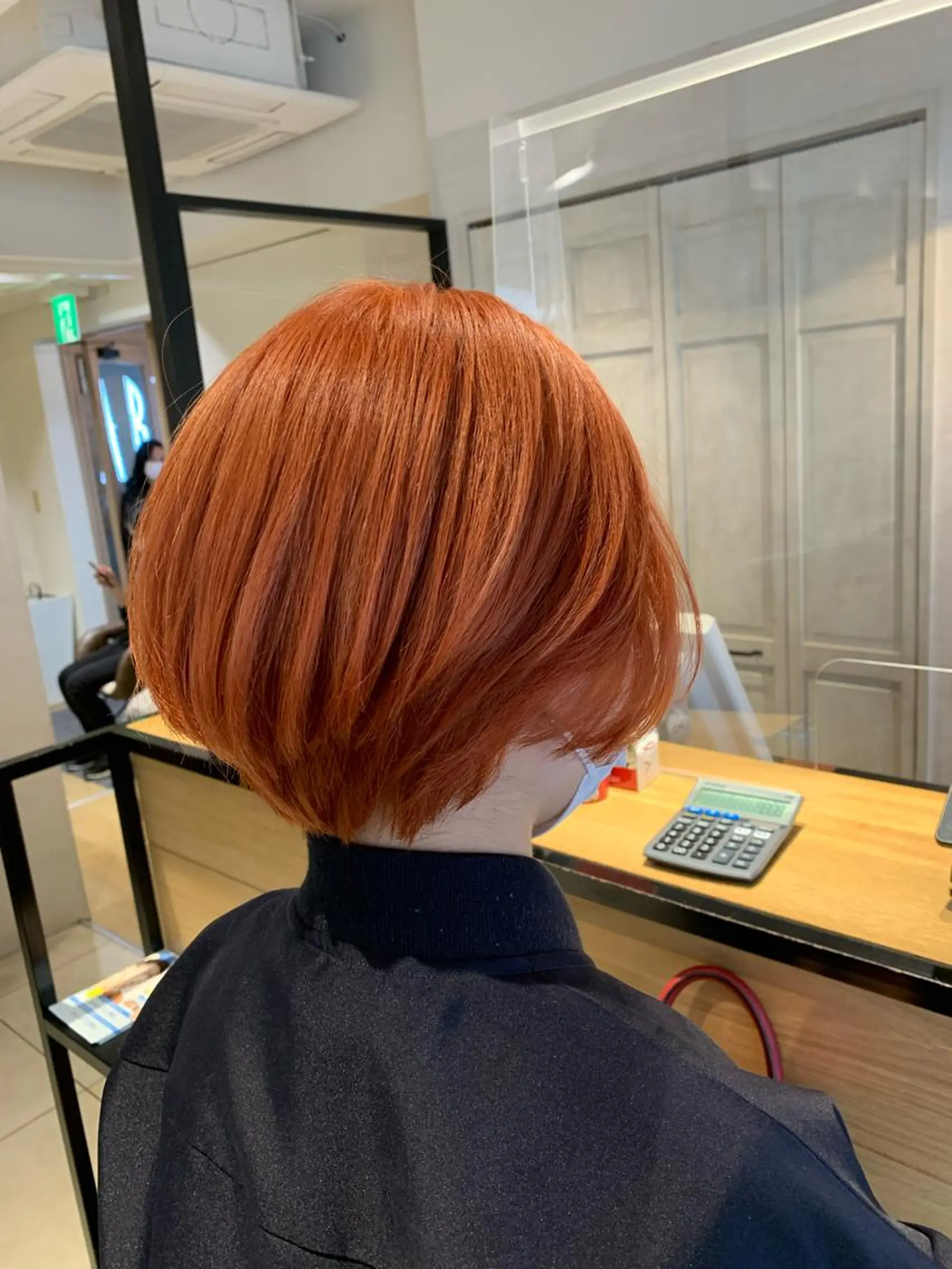 ショート カラー 🌿earth亀有店 【緑髪のノブ】🌿のヘアスタイル