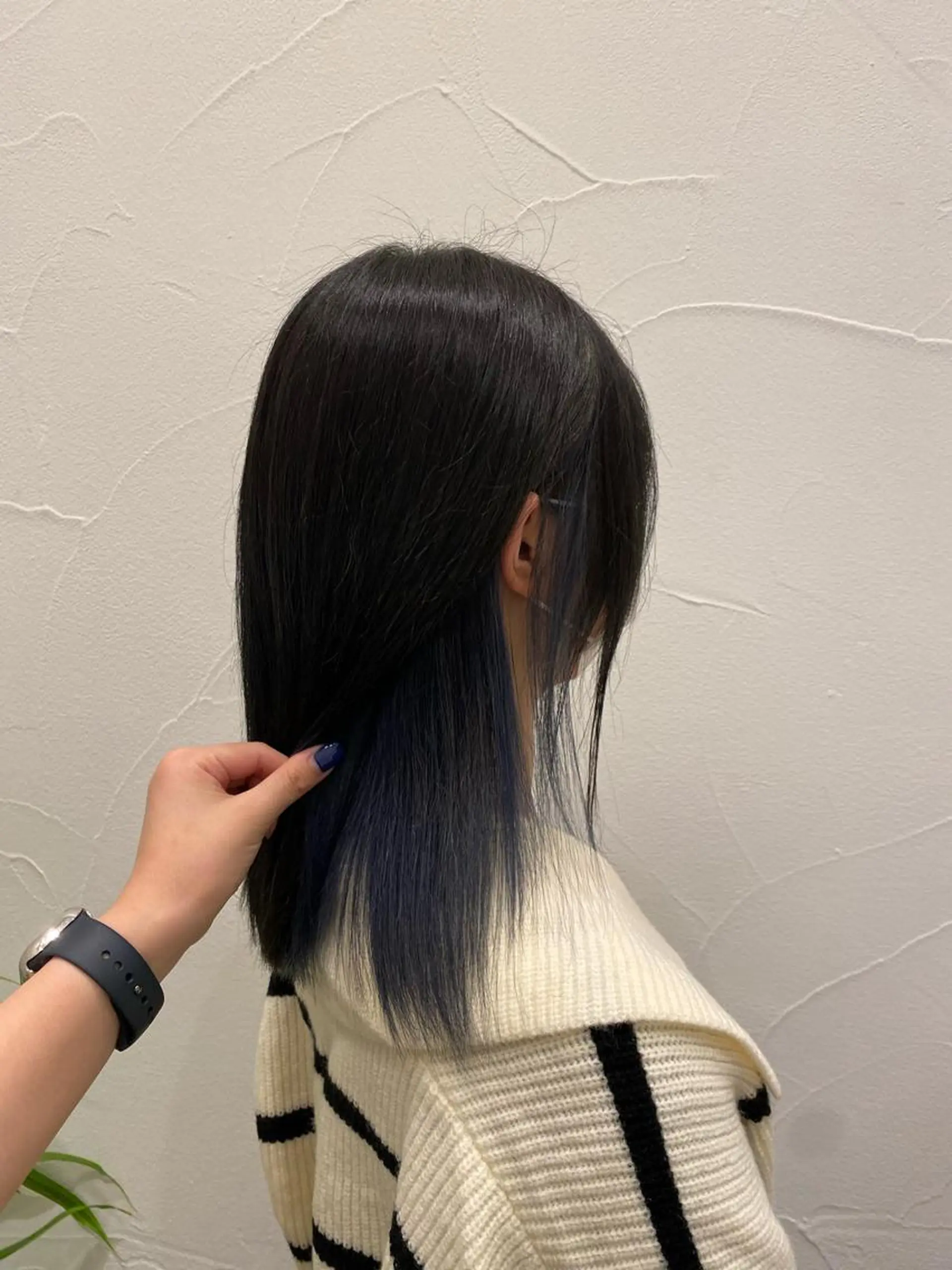 セミロング カラー ヘアカラー トリートメント Ash中目黒店 榊間茜のヘアスタイル