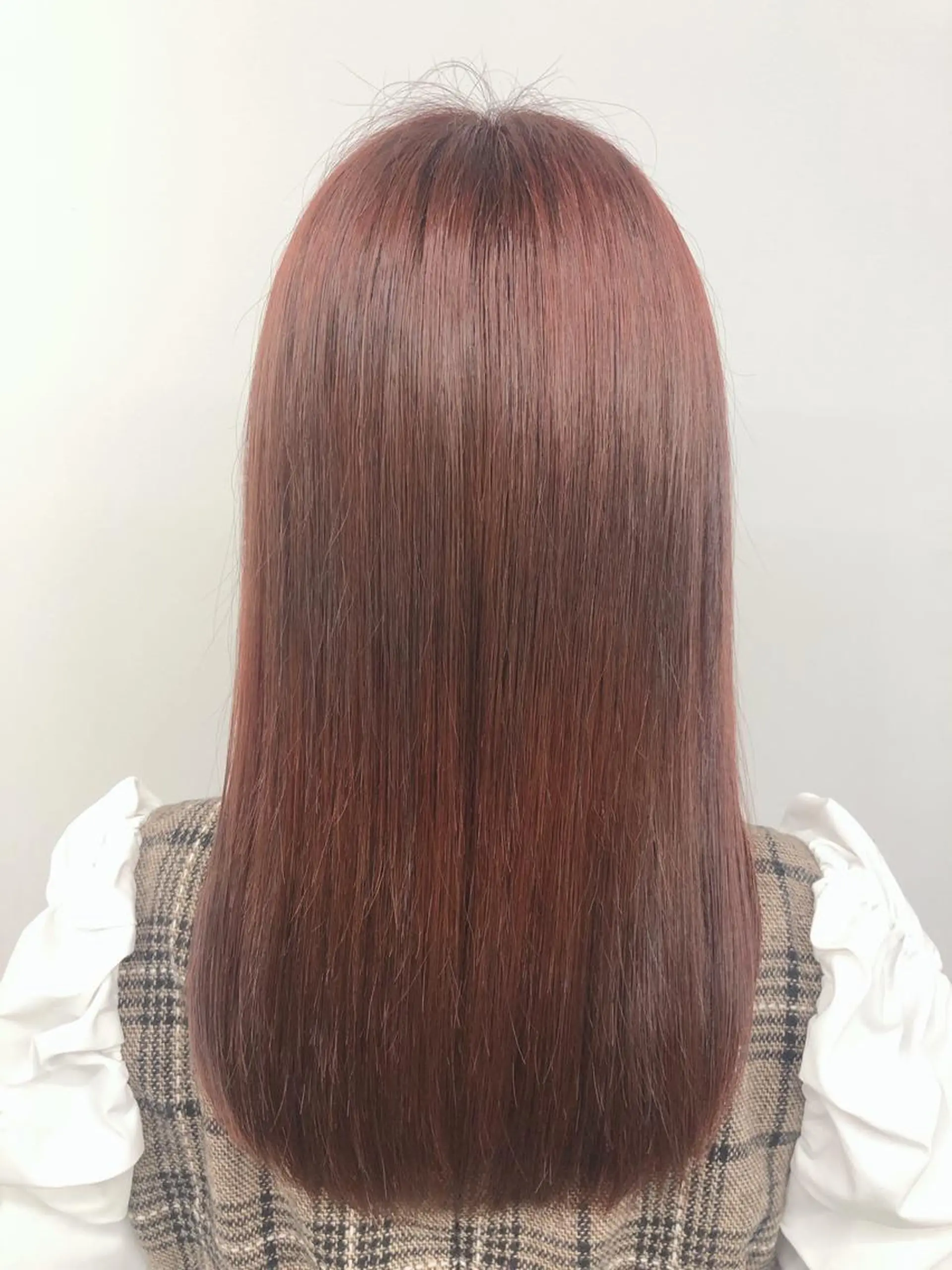 セミロング カラー ピンクカラー レッドカラー 代表　YUKI ☆のヘアスタイル
