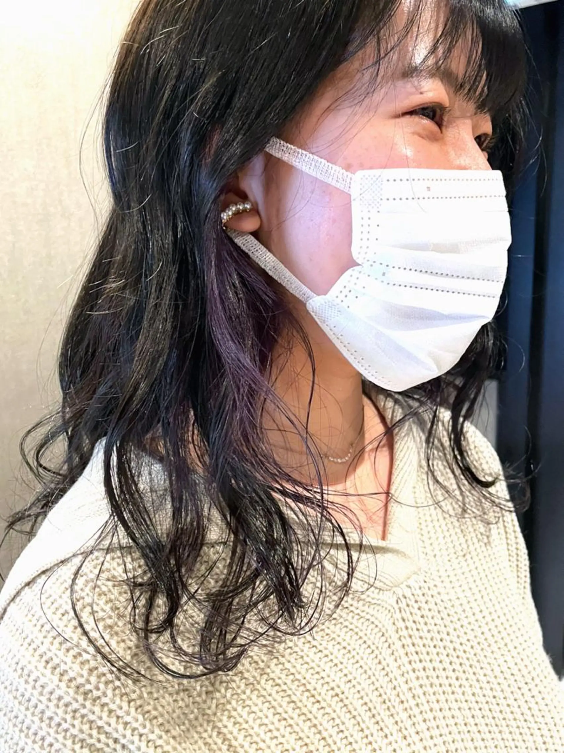 ロング カラー メンズパーマモデル 募集　サトチハルのヘアスタイル