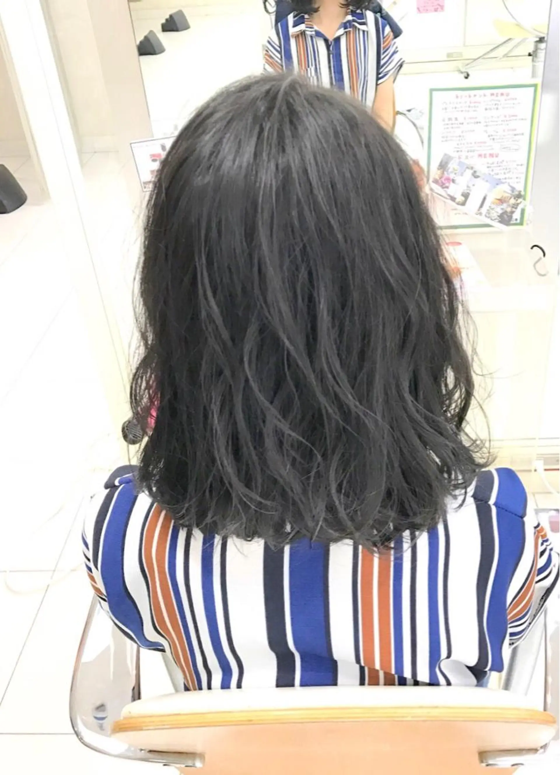 ミディアム 顔周りカット レイヤーカット ローレイヤー D.log 大和西大寺店所属・川崎 雅大のヘアスタイル