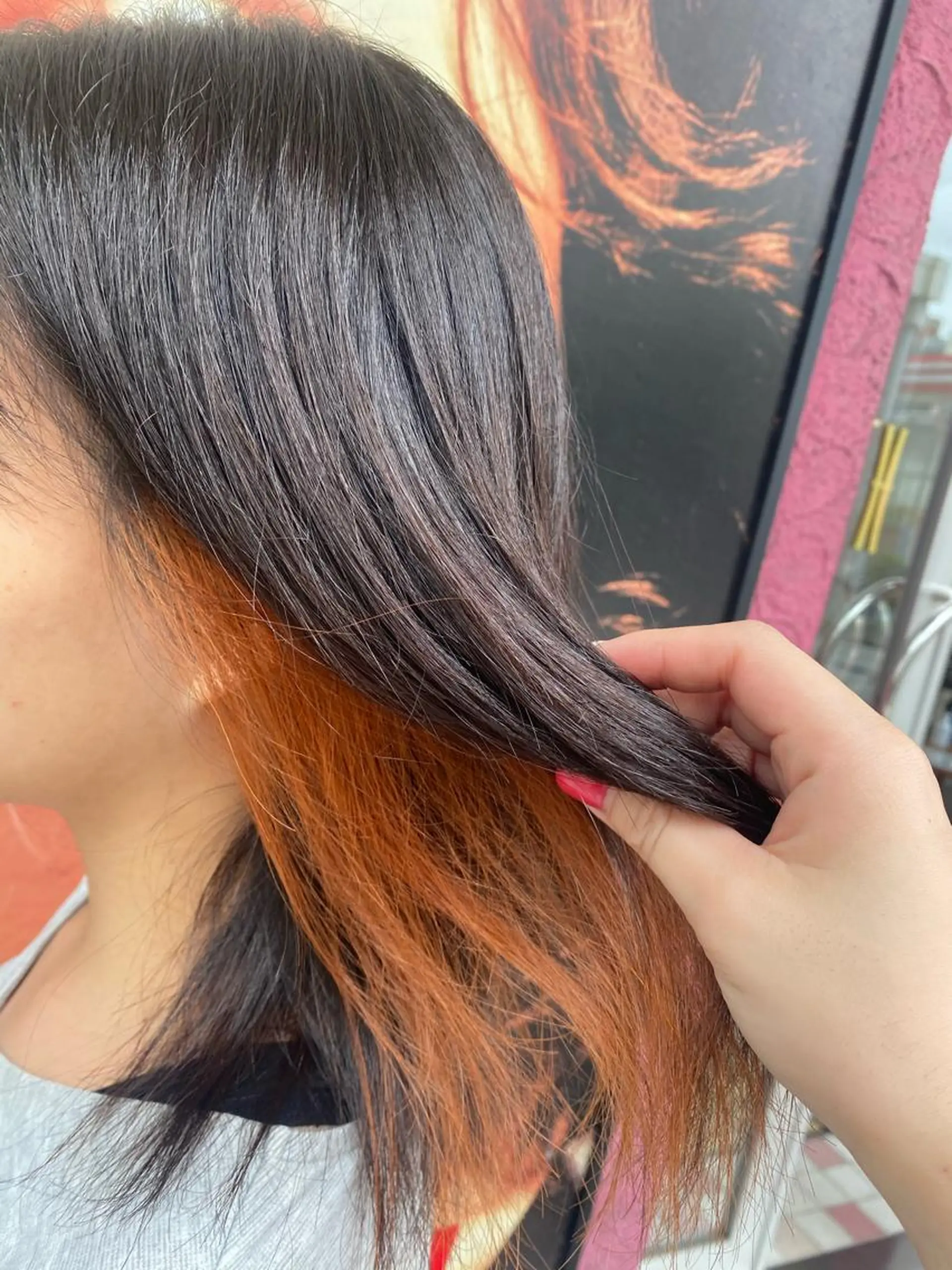 ミディアム diar 大石 彩織のヘアスタイル