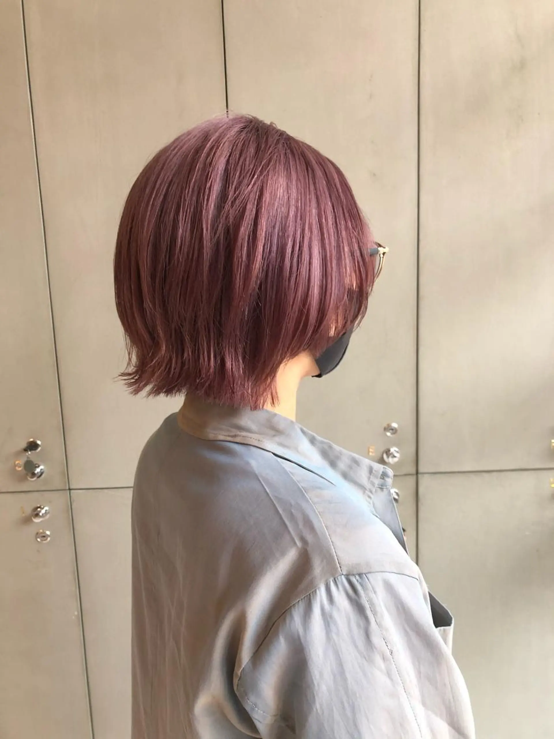 ショート カラー ショートヘア ウルフカット 古屋 花織のヘアスタイル