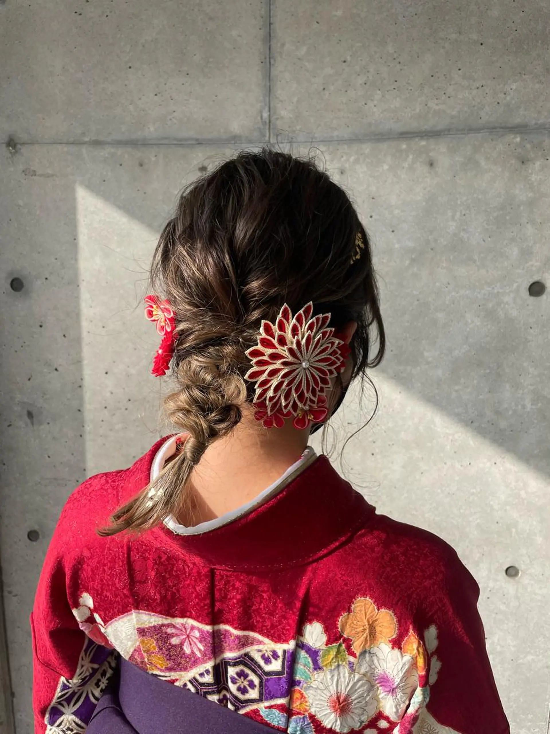 ミディアム ヘアアレンジ 卒業式のヘアスタイル am eyelash salon所属・am eyelash ❁︎ kasumiのマツエク・マツパデザイン