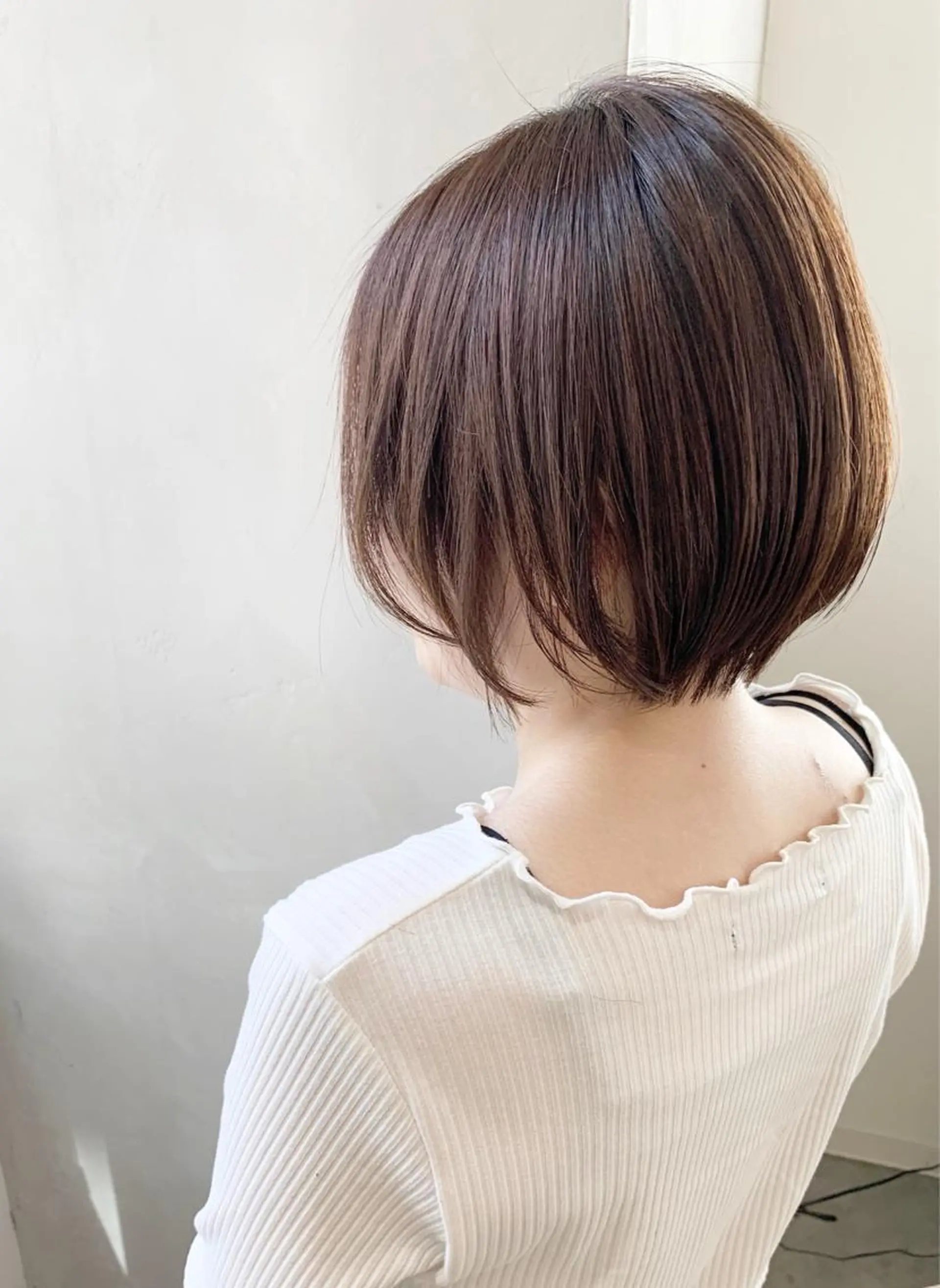 ショート 丸みショート ショートヘア Pēji所属・松村 総のヘアスタイル