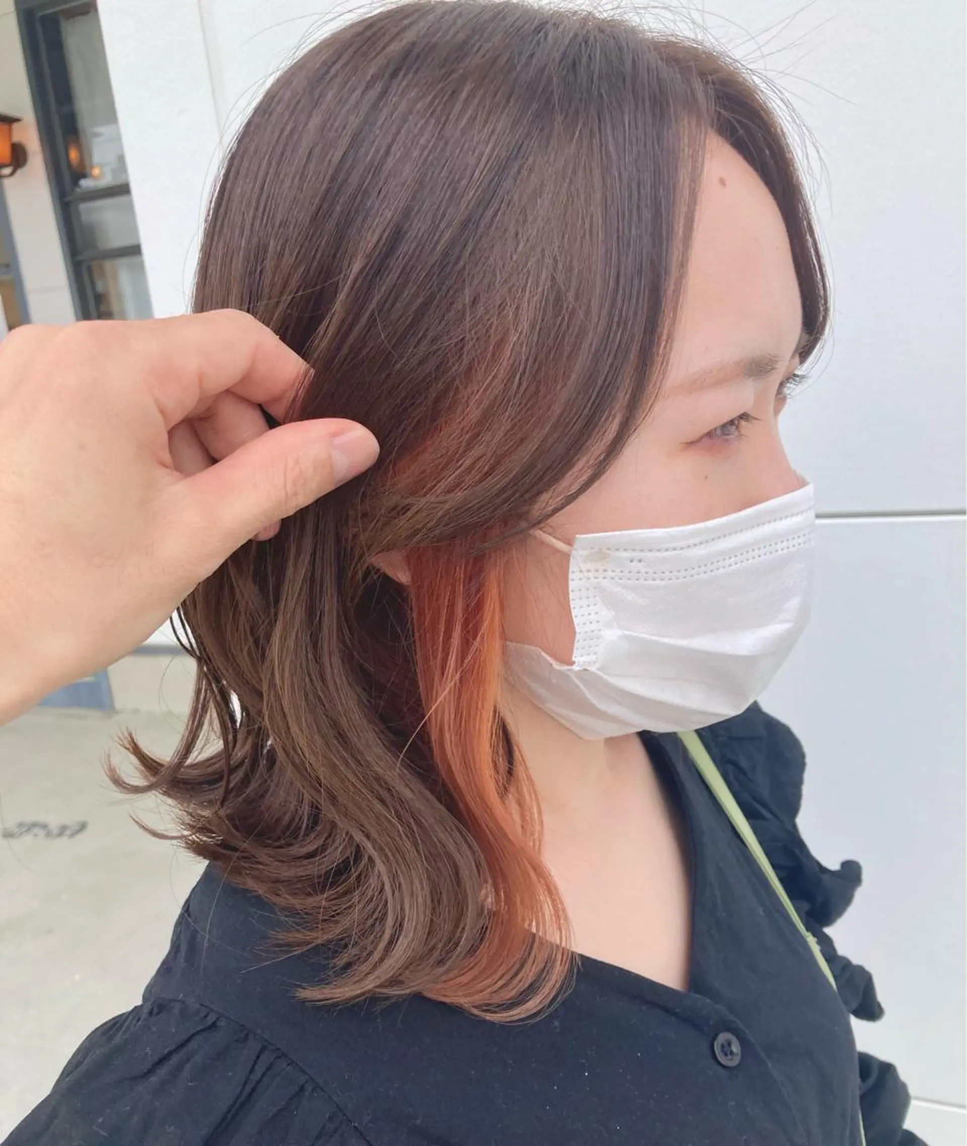 ミディアム タカツド ユウキのヘアスタイル