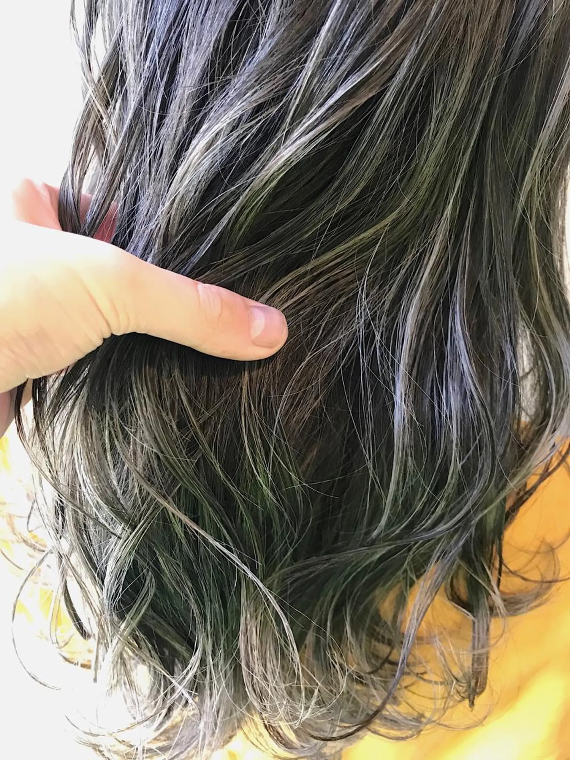 セミロング カラー ハイライトカラー ハイライト ヘアカラー トリートメント lani 天神大名/ブリーチのヘアスタイル