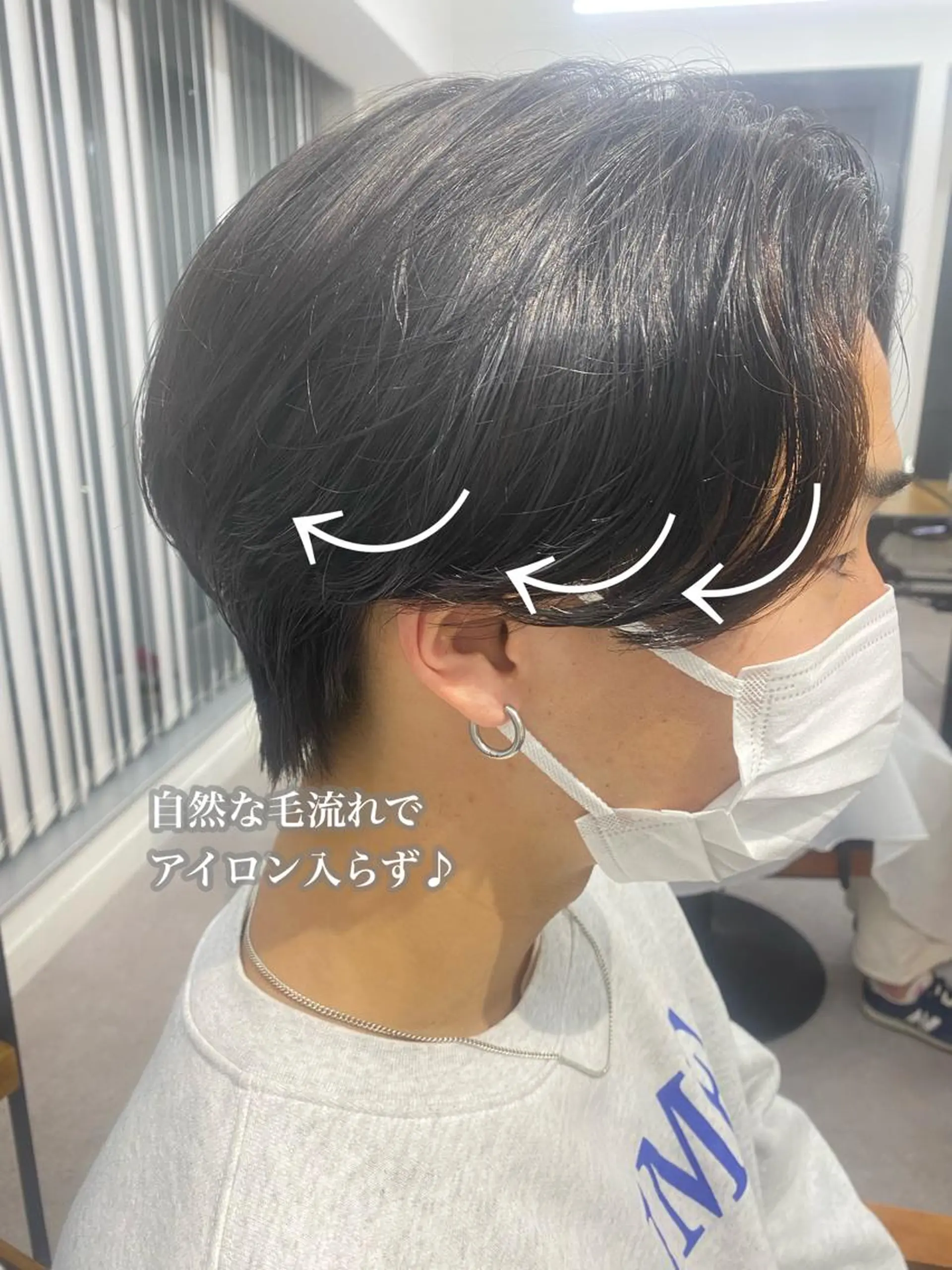 メンズ ✨メンズパーマ特化 アリサ✨のマツエク・マツパデザイン
