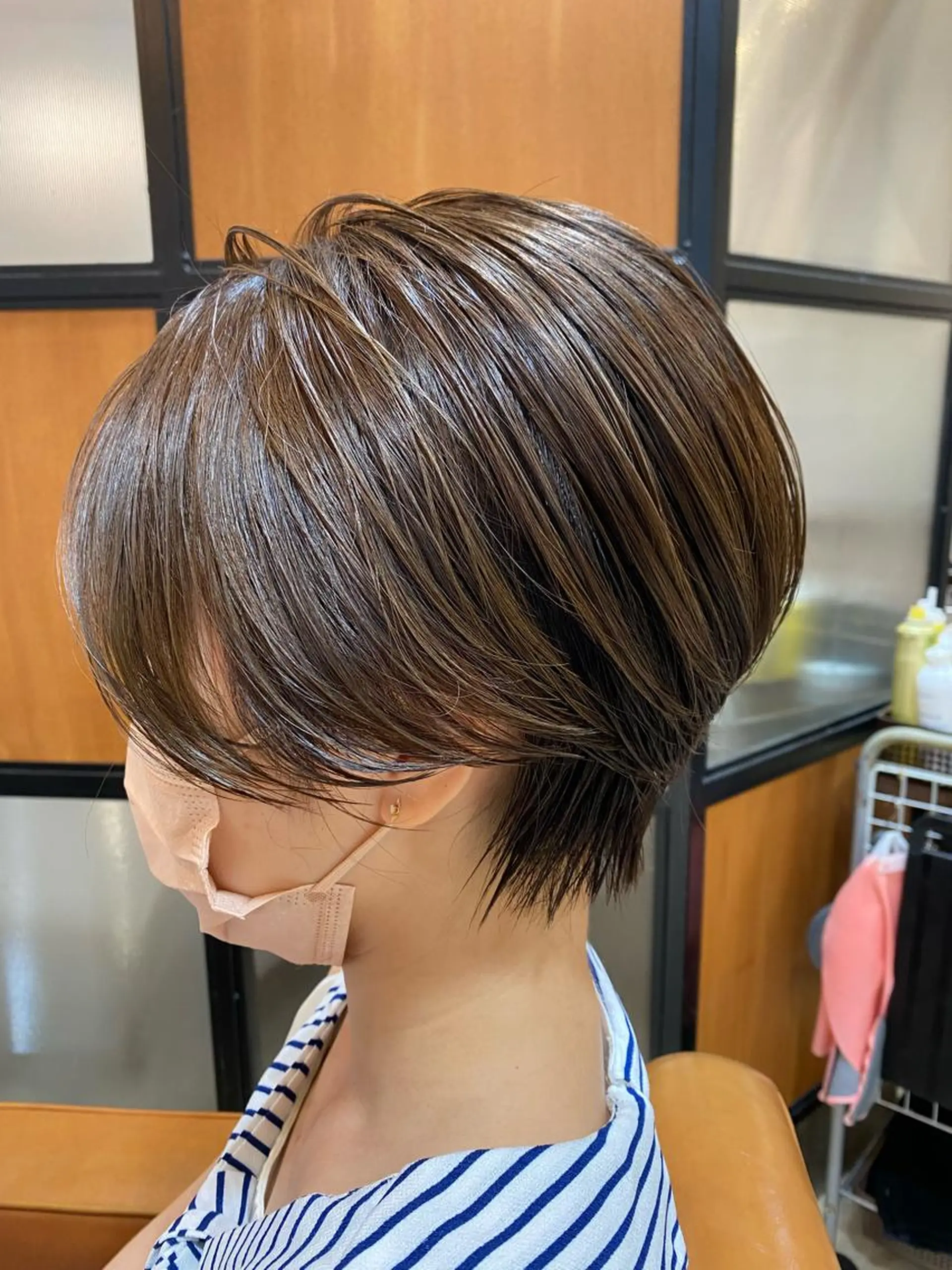 ショート カット ヘアカラー トリートメント 【店長】 ワンシーのヘアスタイル