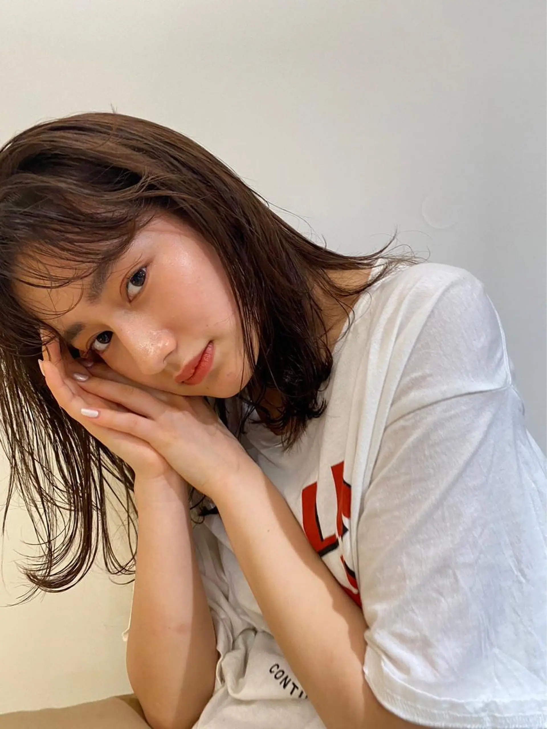 ミディアム 🍒暖色カラー🍒 ueno aiのヘアスタイル