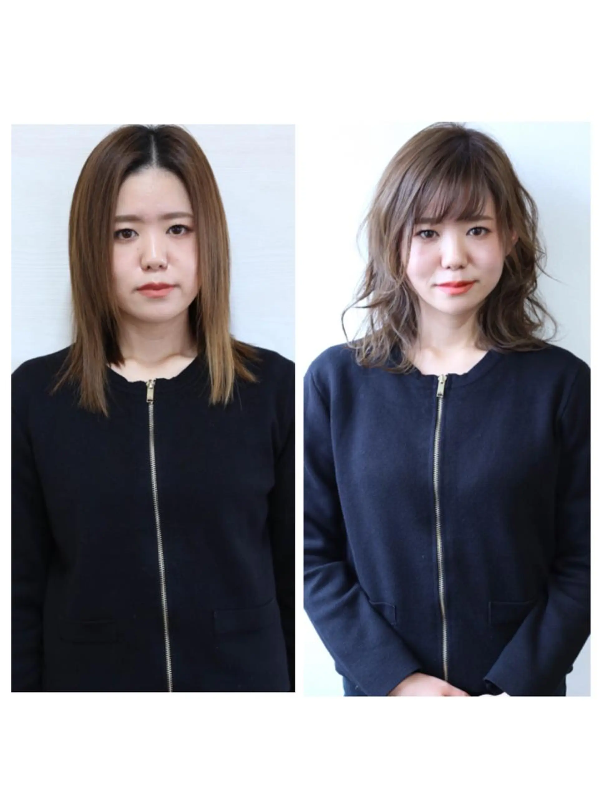 ミディアム 似合わせカット Elsa エルサのヘアスタイル