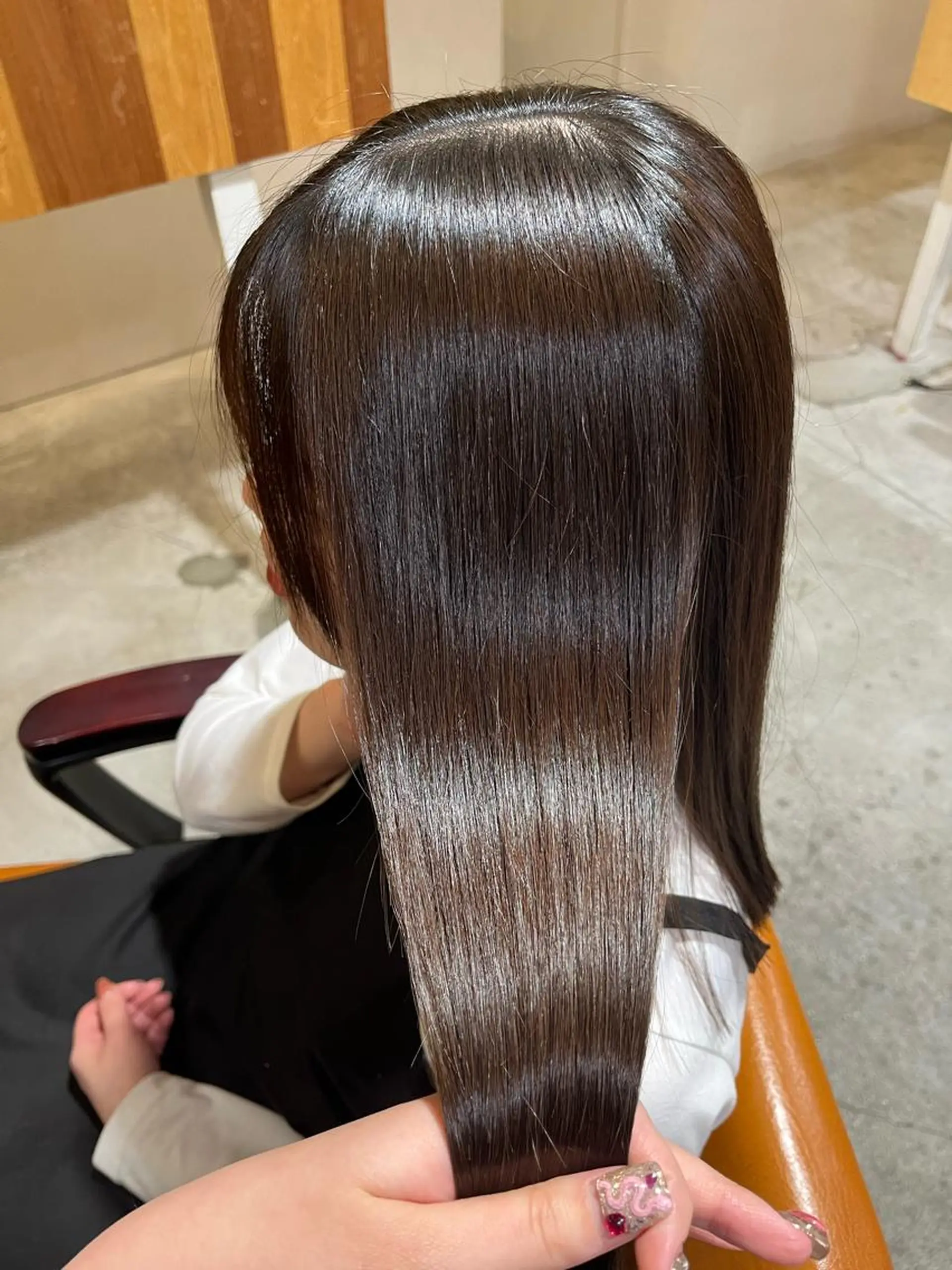 ロング カラー トリートメント 💗モテ髪 ハイトーンあや💗のヘアスタイル