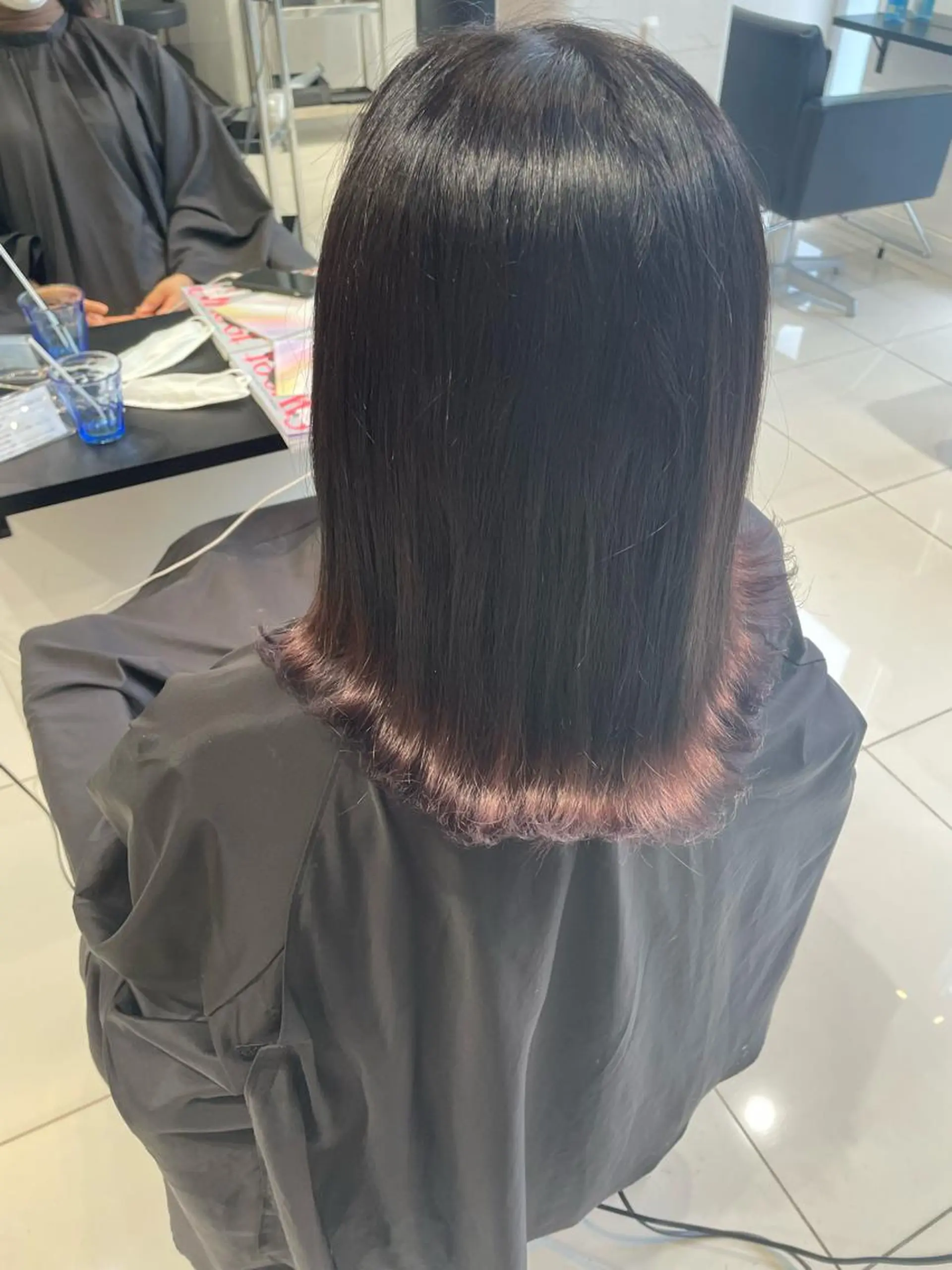 ショート カラー ブリーチ グラデーションカラー ヘアカラー トリートメント ✨無料！カット モデル募集✨夕貴のヘアスタイル