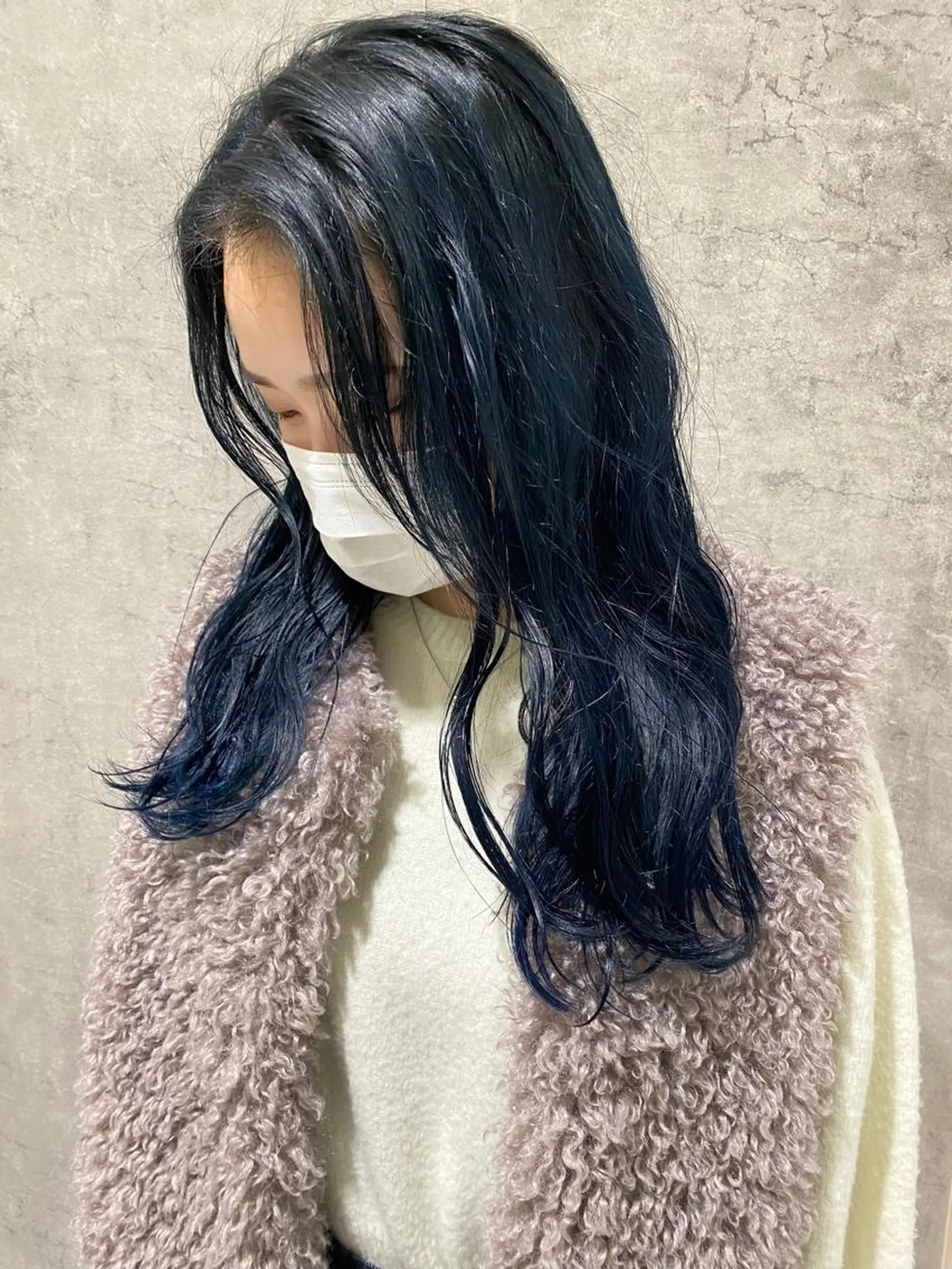 ロング カラー バレイヤージュ ブリーチ ブルーカラー ケアブリーチ 透明感カラー 💙ルル💙 ハイトーン/レイヤーのヘアスタイル