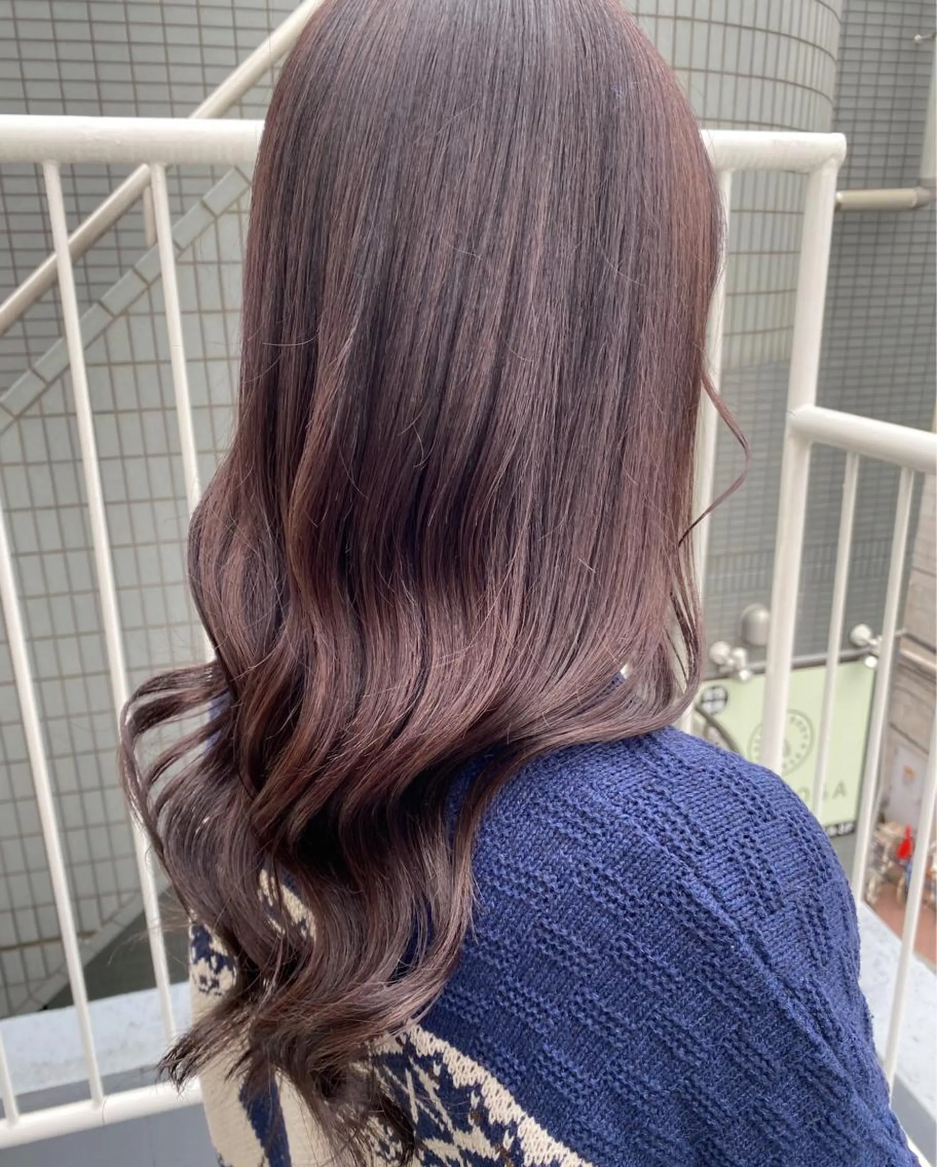 ロング カラー ベージュカラー ラベンダーカラー ラベンダーベージュ ヘアカラー 【＆ koenji】 yukaのヘアスタイル